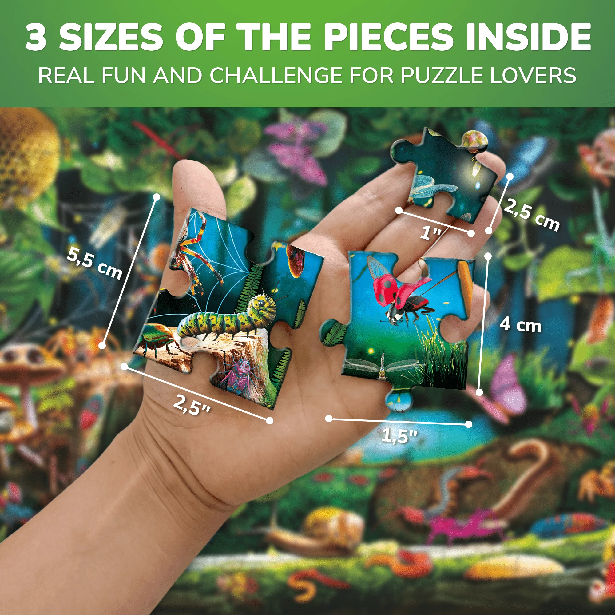 100 Pcs Jigsaw Puzzles for Kids | Insect Kingdom - Image 4