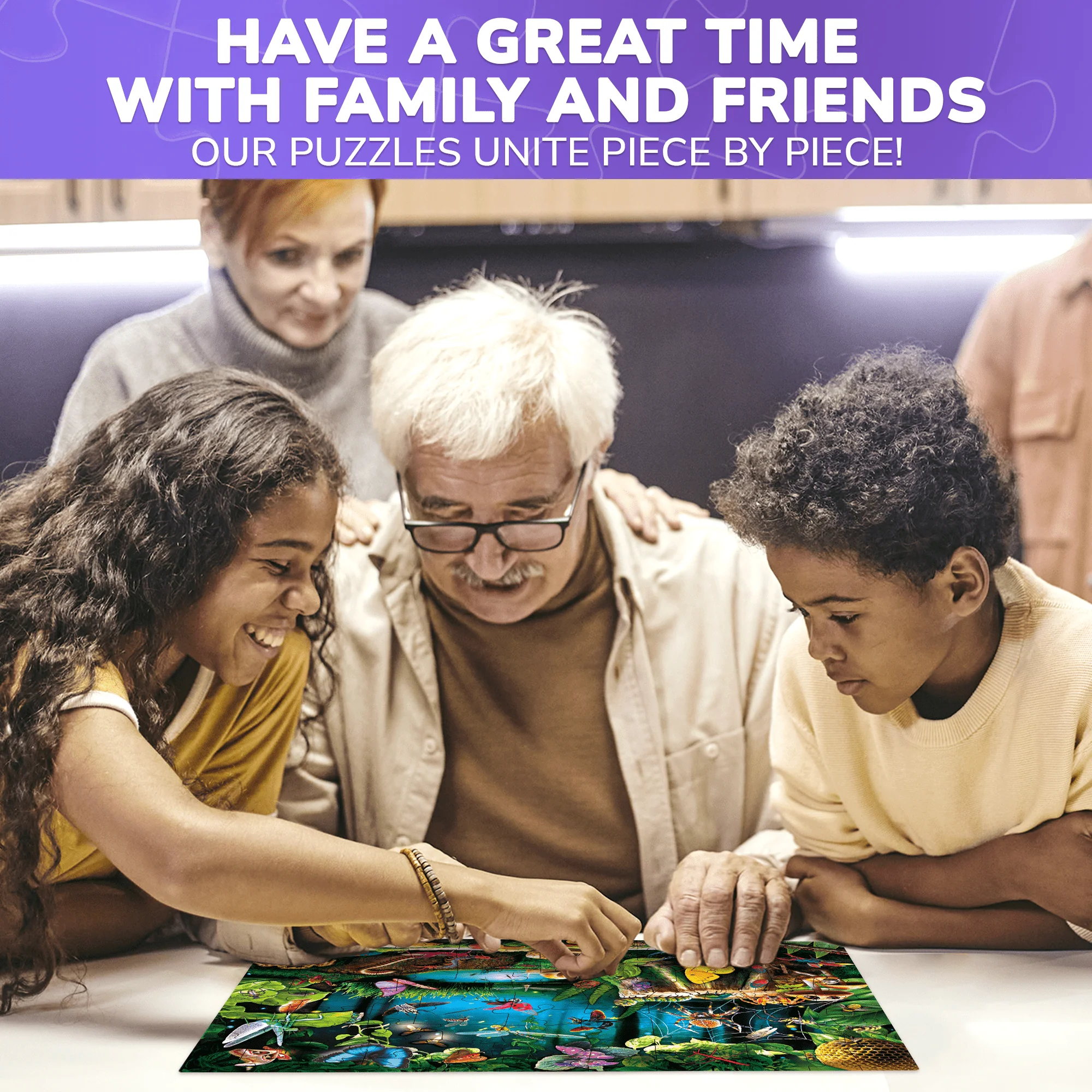 100 Pcs Jigsaw Puzzles for Kids | Insect Kingdom - Image 6