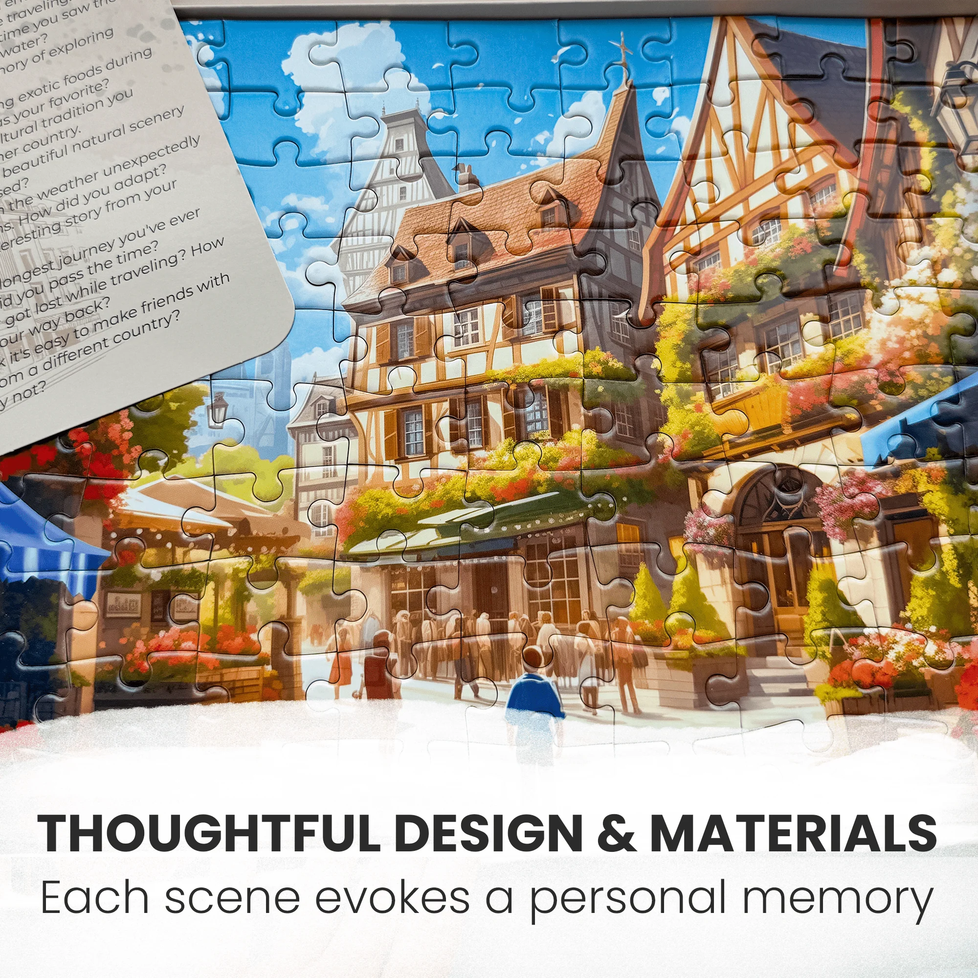 100 Pcs Dementia Puzzles for Elderly | Travel Memories - Image 5