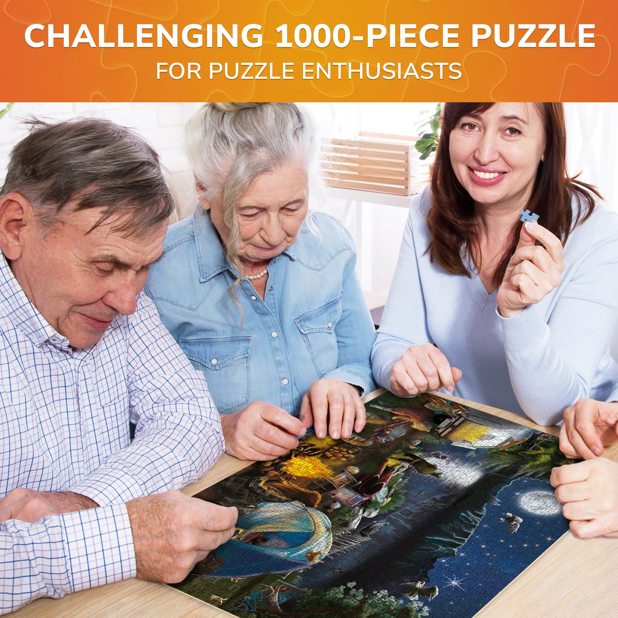 1000 Pcs Jigsaw Puzzle for Adults | Campfire - Image 3