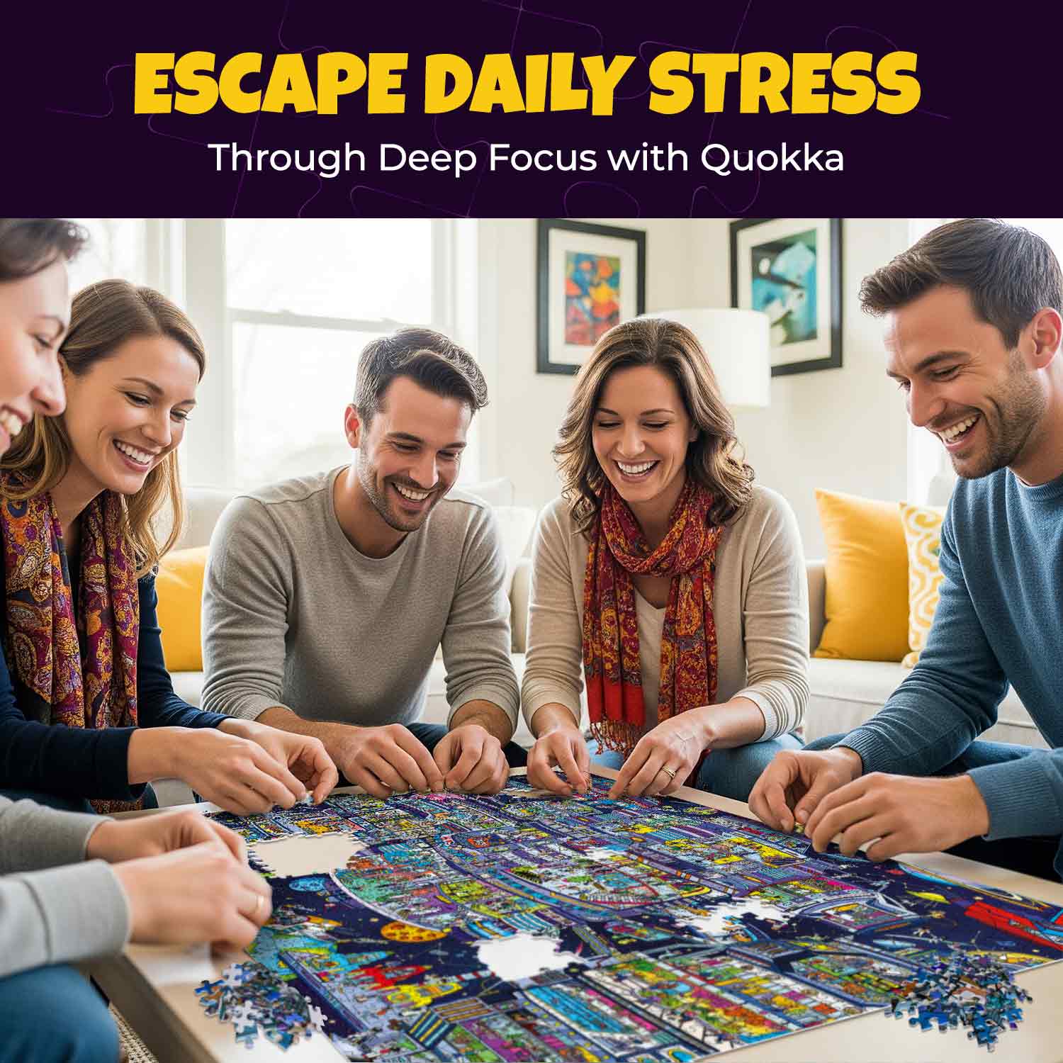 1000 Pcs Jigsaw Puzzle for Adults | Galactic Tails - Image 6