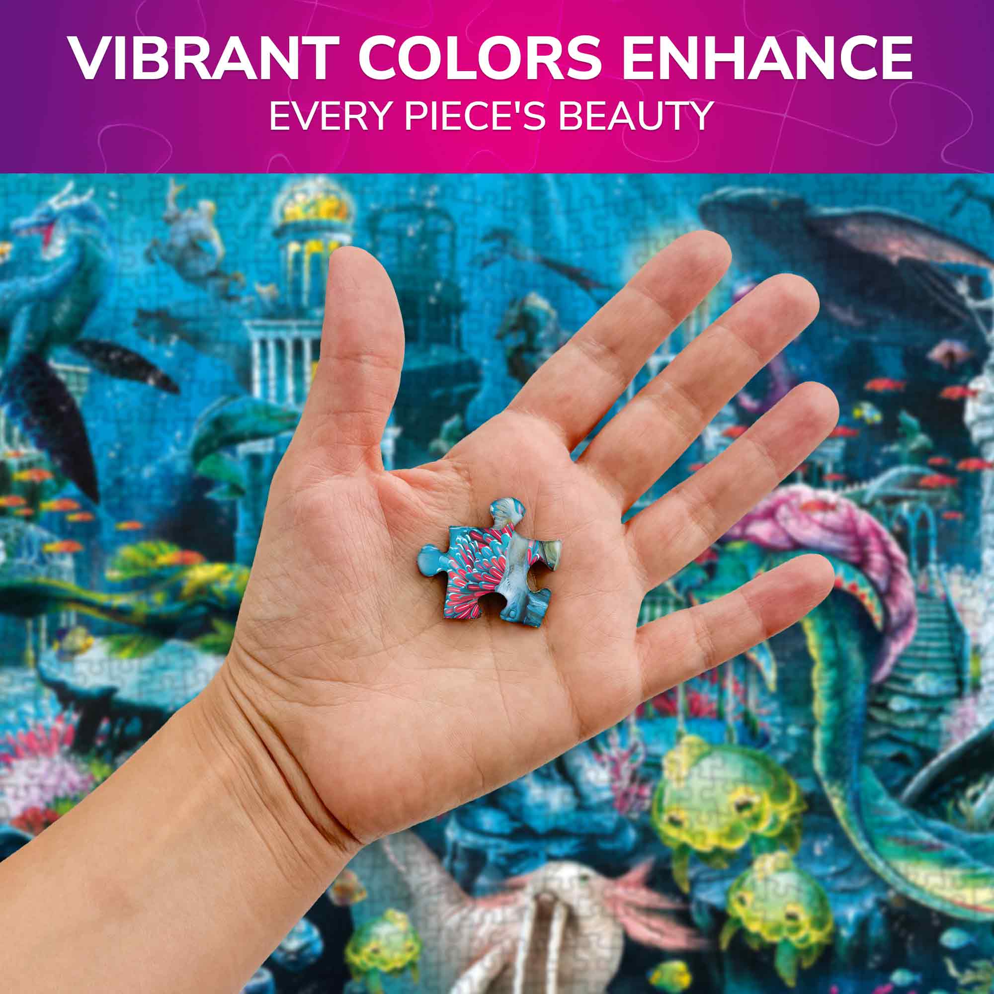 1000 Pcs Jigsaw Puzzle for Adults | Lost City - Image 4