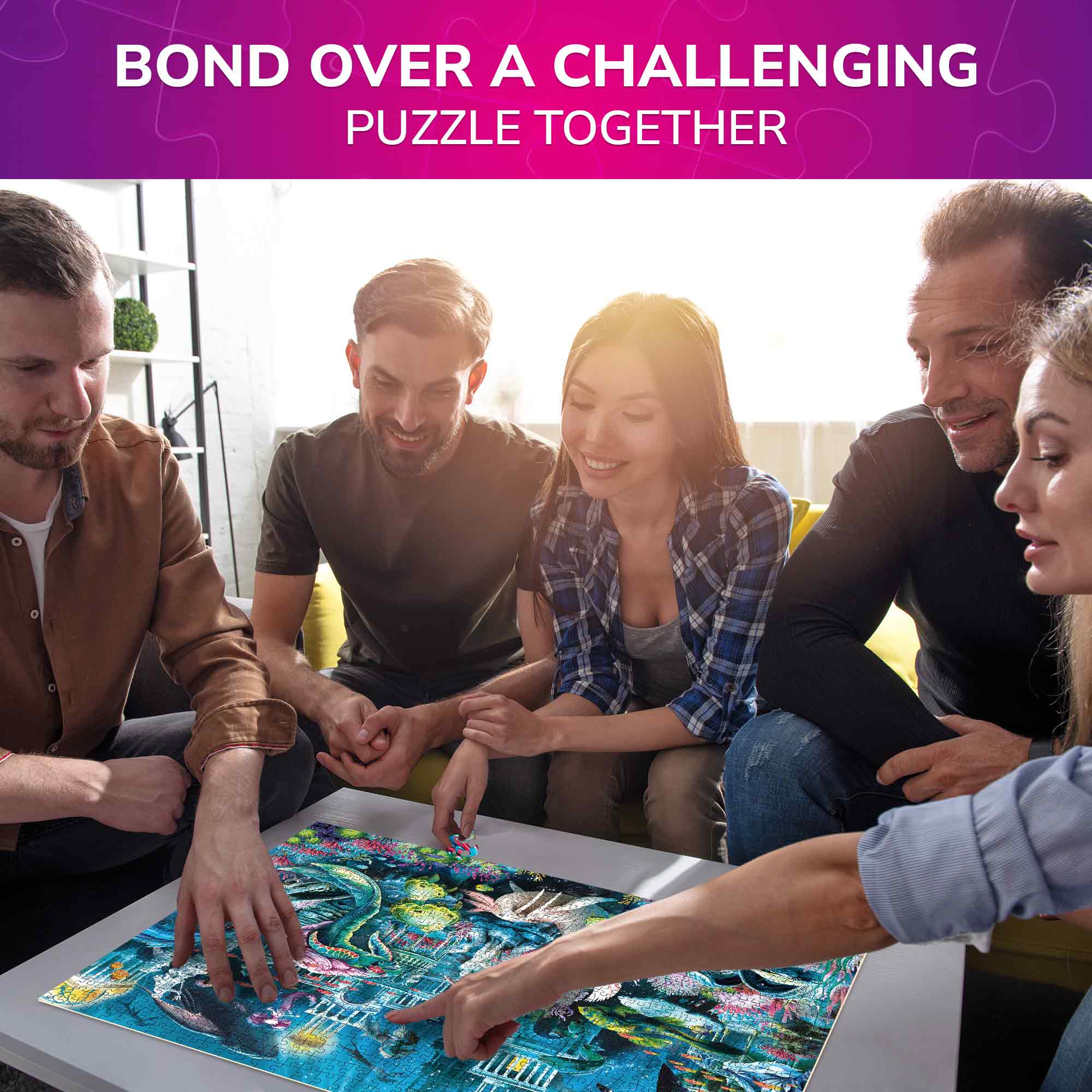 1000 Pcs Jigsaw Puzzle for Adults | Lost City - Image 6