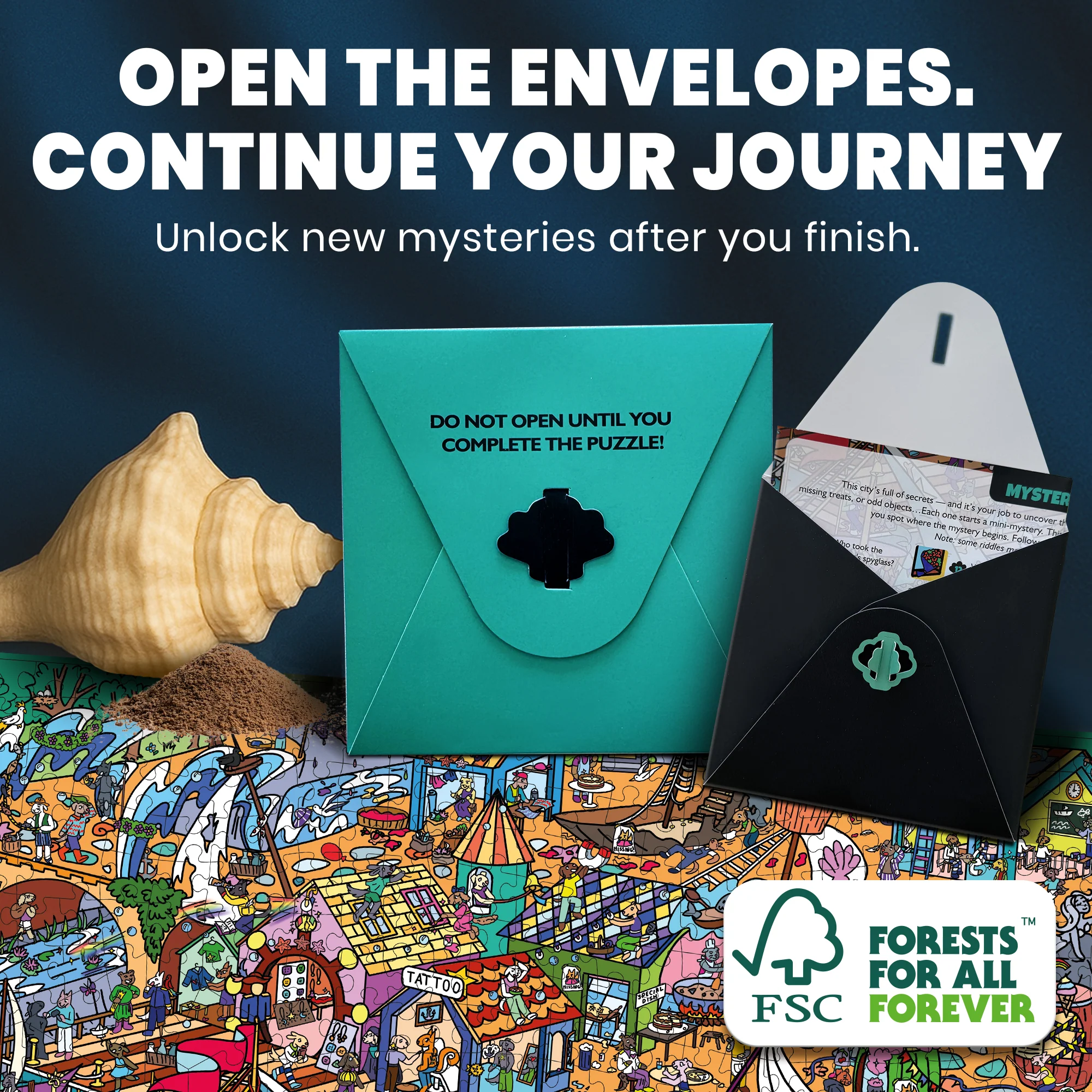 1000 Pcs Puzzle for Adults with Hidden Tasks | Furfloat Kingdom - Image 4