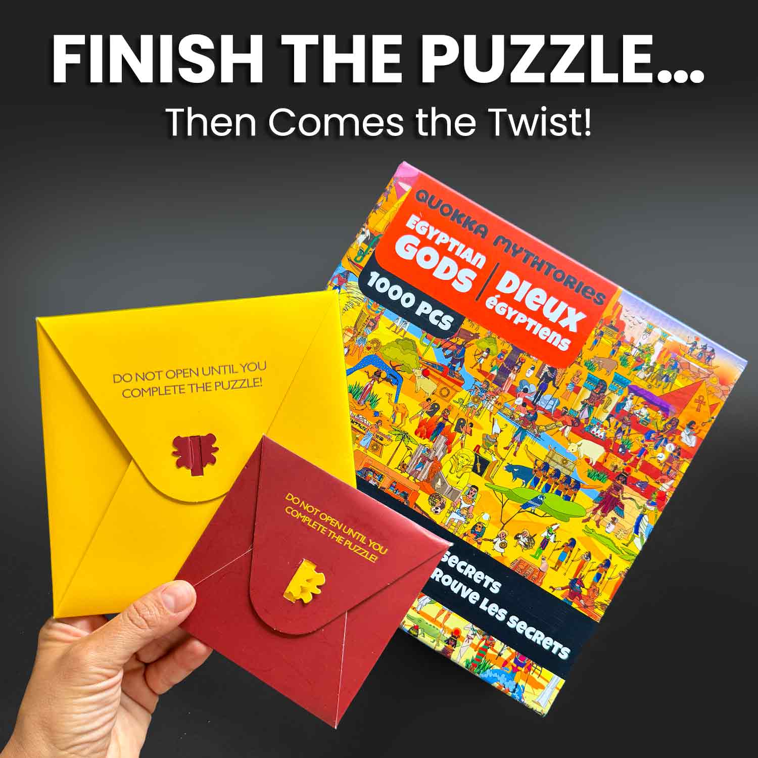 1000 Piece Puzzle for Adults With Hidden Tasks | Egyptian Gods - Image 5