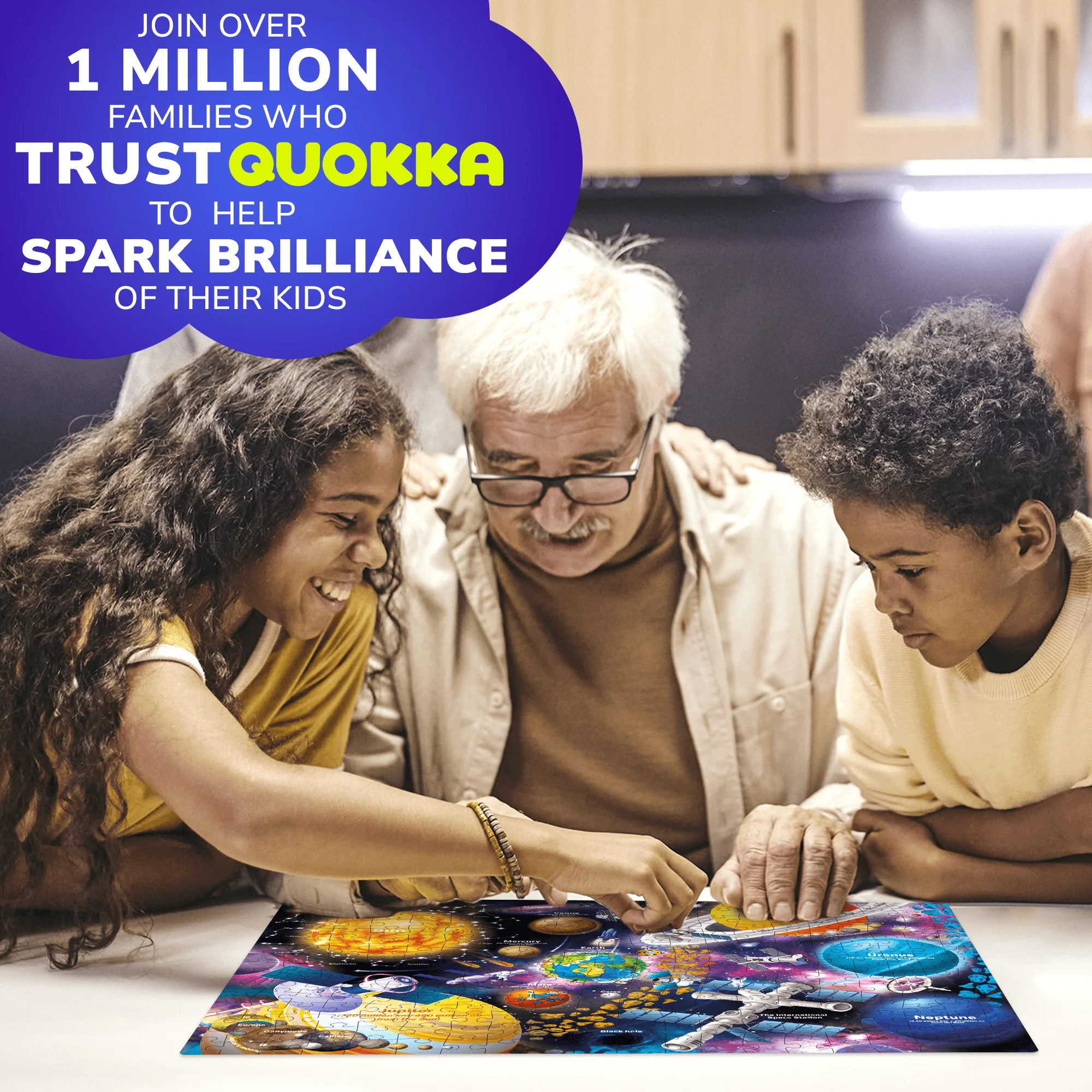 1000 Pcs Puzzles for Adults 3 Set | USA, World Maps & Space - Image 5