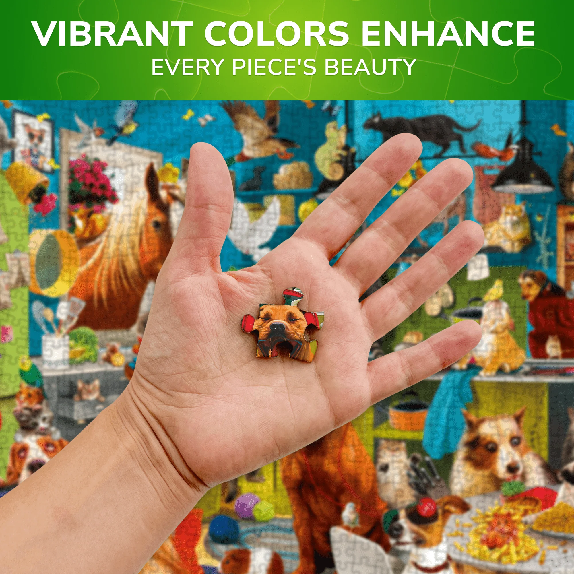 1000 Pcs Jigsaw Puzzle for Adults |Animals Party - Image 4