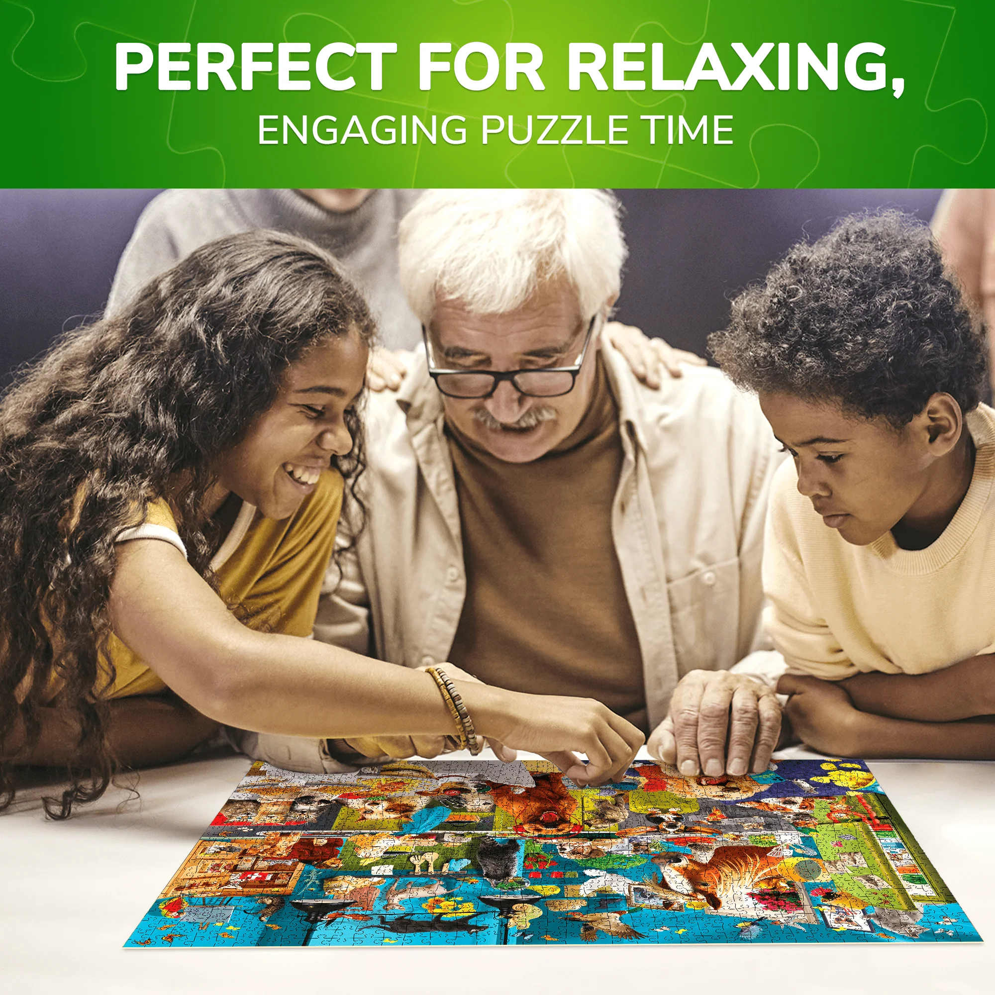 1000 Pcs Jigsaw Puzzle for Adults |Animals Party - Image 5