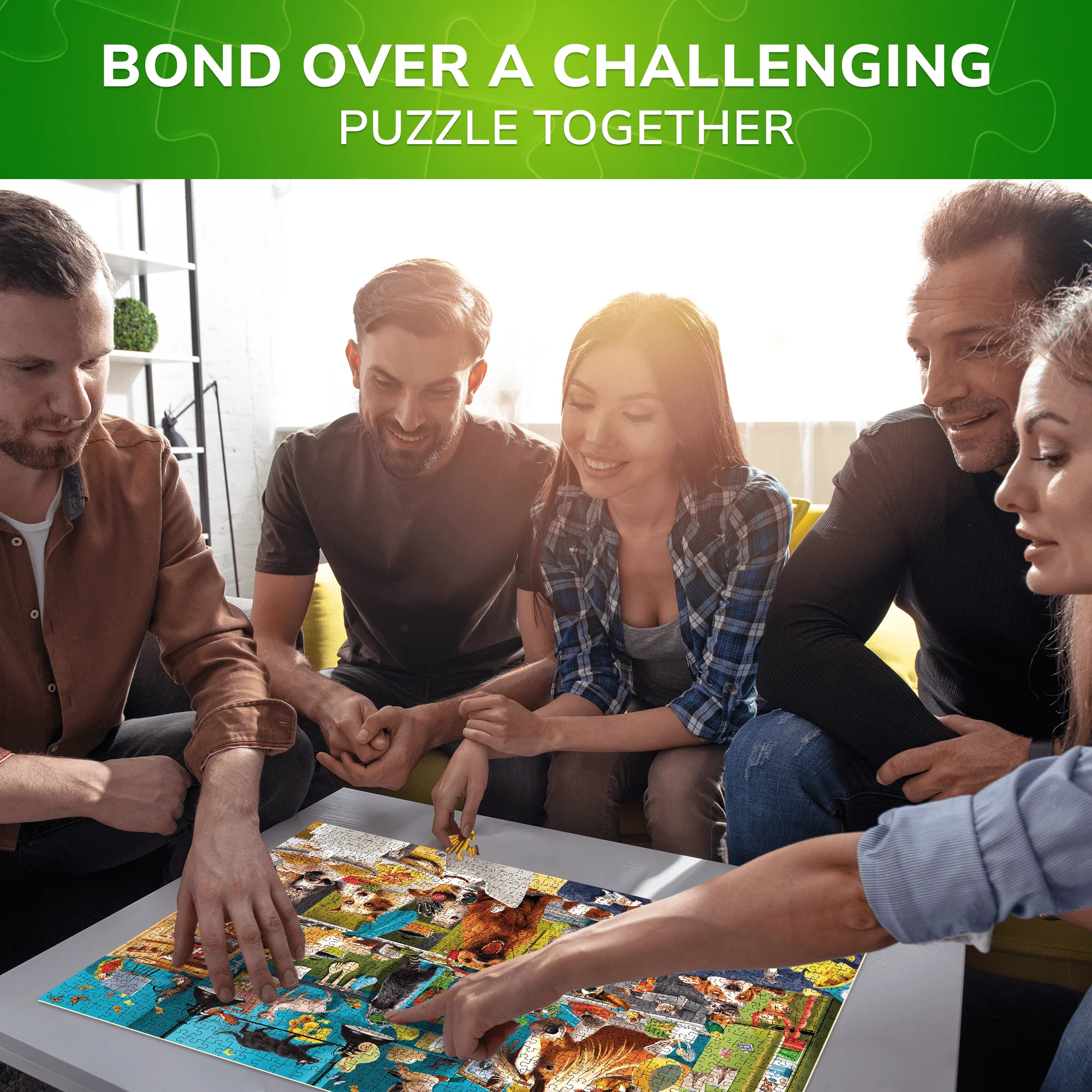 1000 Pcs Jigsaw Puzzle for Adults |Animals Party - Image 6