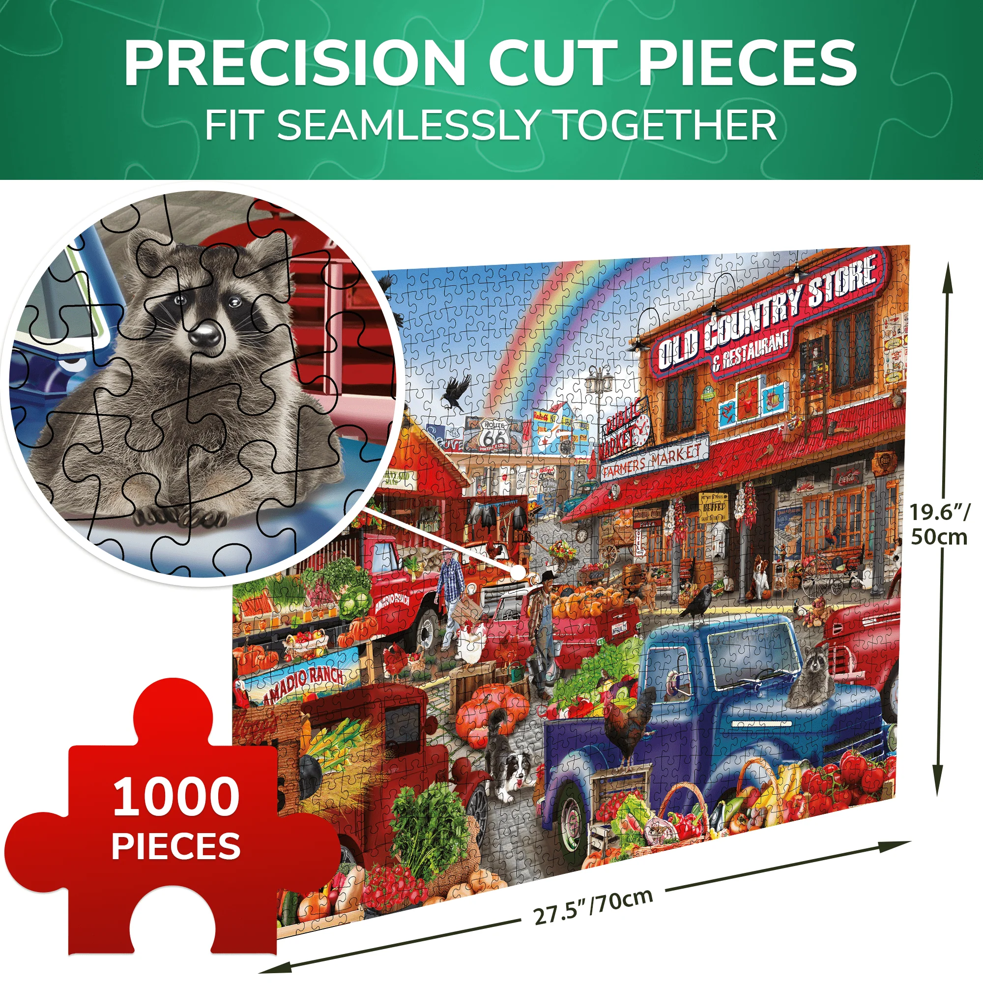 1000 Pcs Jigsaw Puzzle for Adults | Bazzar - Image 3