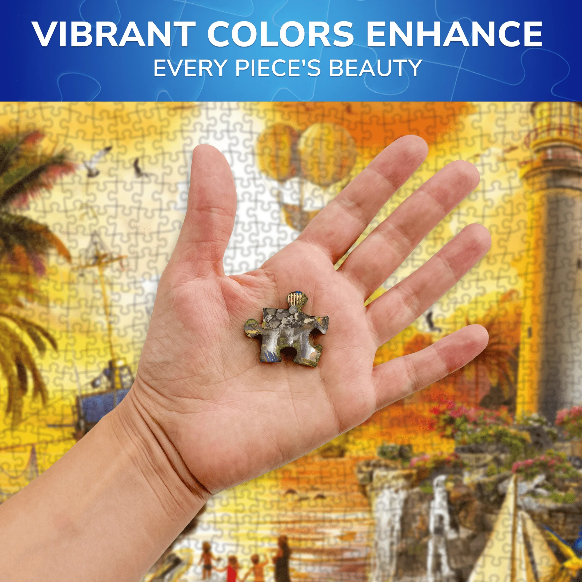 1000 Pcs Jigsaw Puzzle for Adults | Lighthouse - Image 4