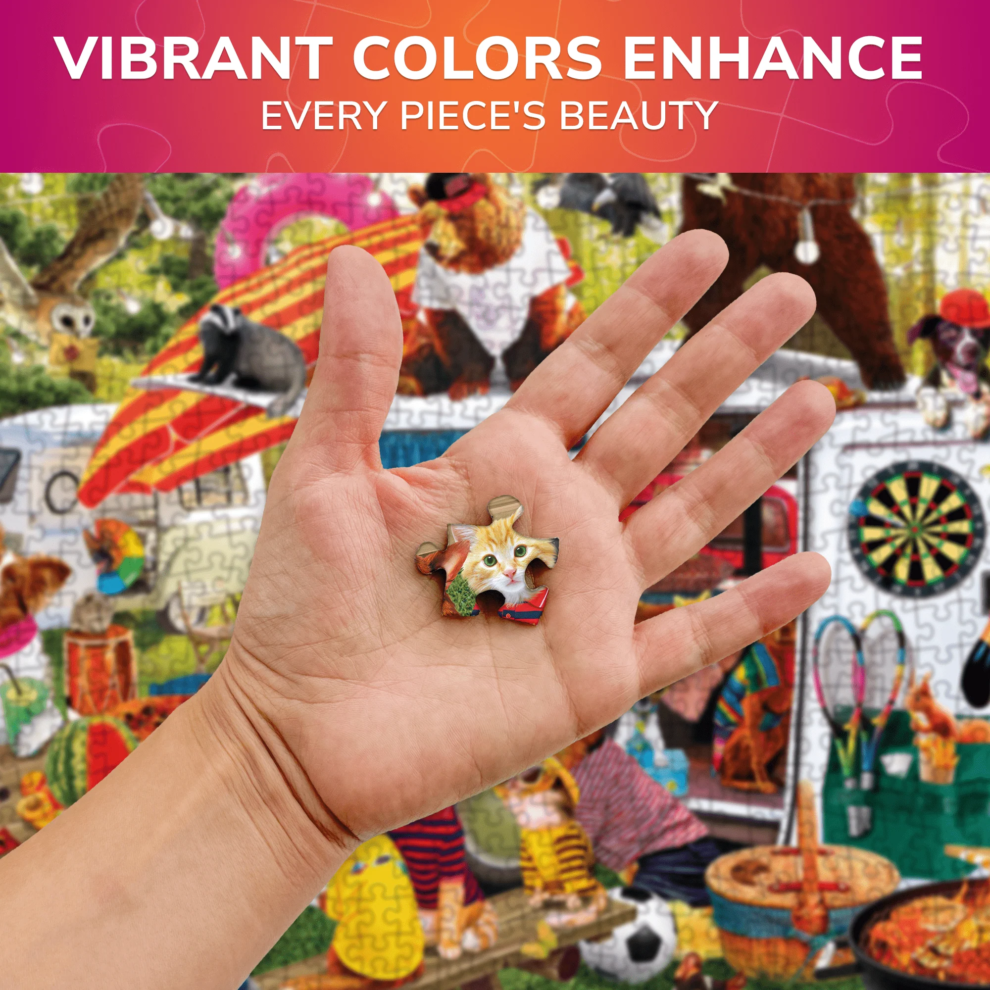 1000 Pcs Jigsaw Puzzle for Adults |Funny Animals - Image 4