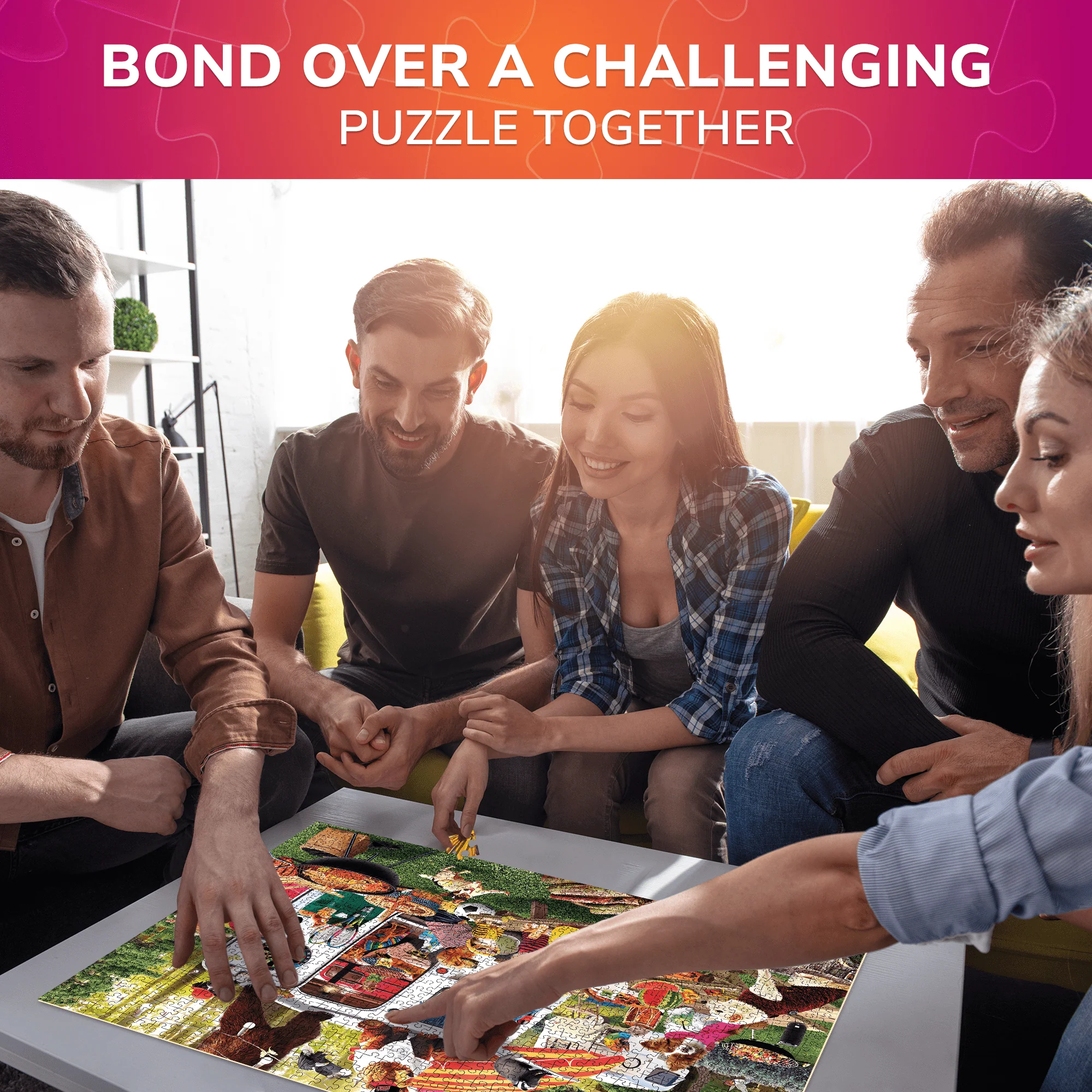 1000 Pcs Jigsaw Puzzle for Adults |Funny Animals - Image 6