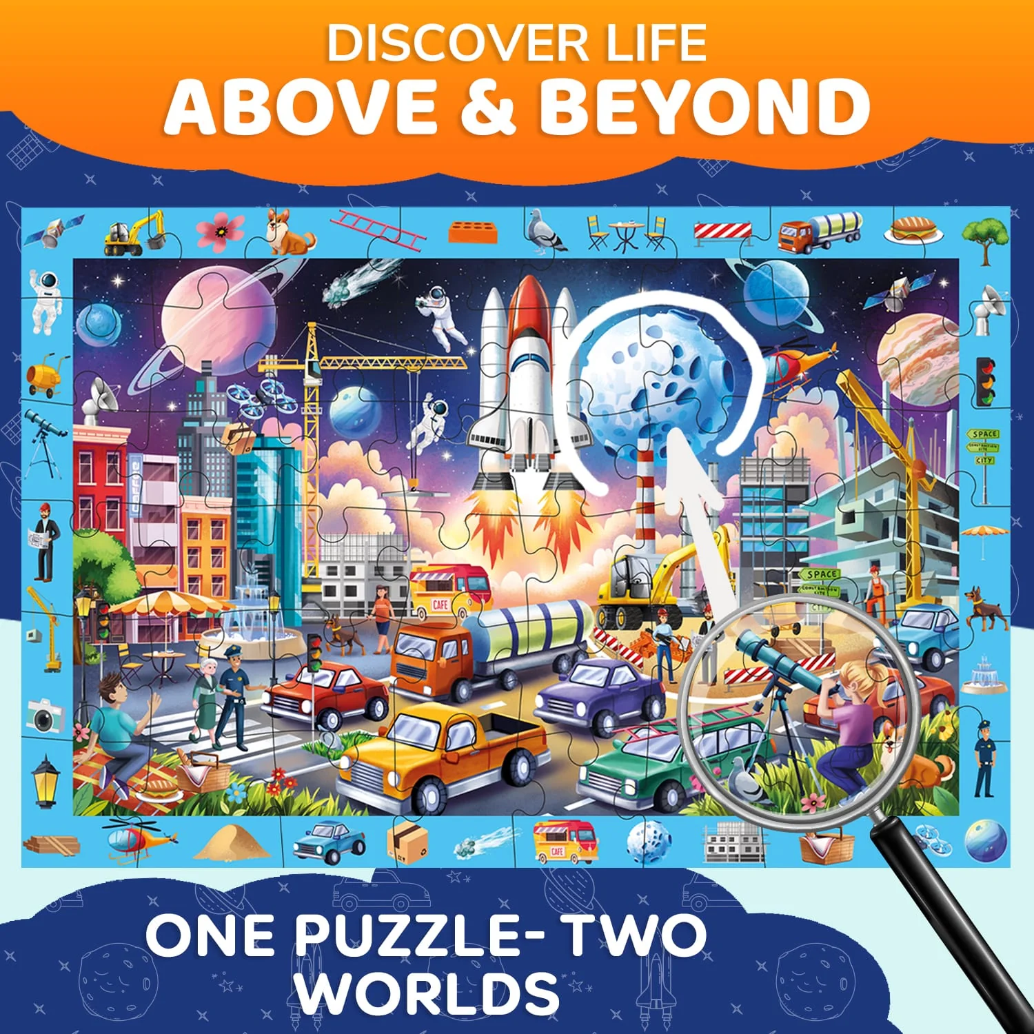 2x3 FT Giant Search & Find Puzzles for Kids Urban City - Image 3
