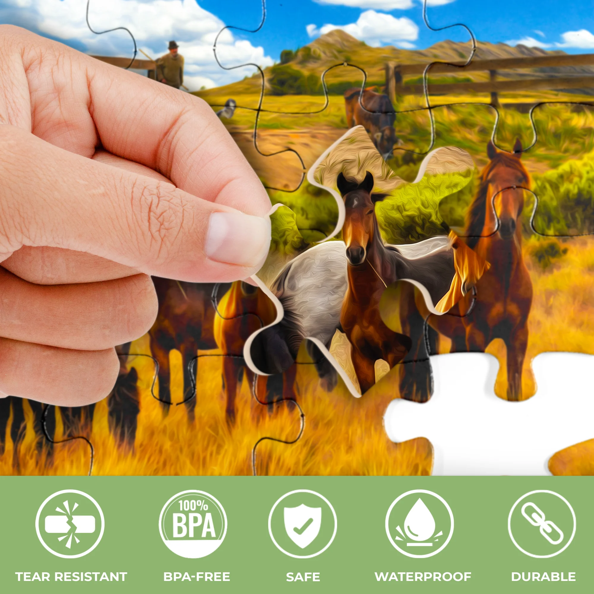 100 Pcs Dementia Puzzles for Elderly | 3 Alzheimers with Animals - Image 4