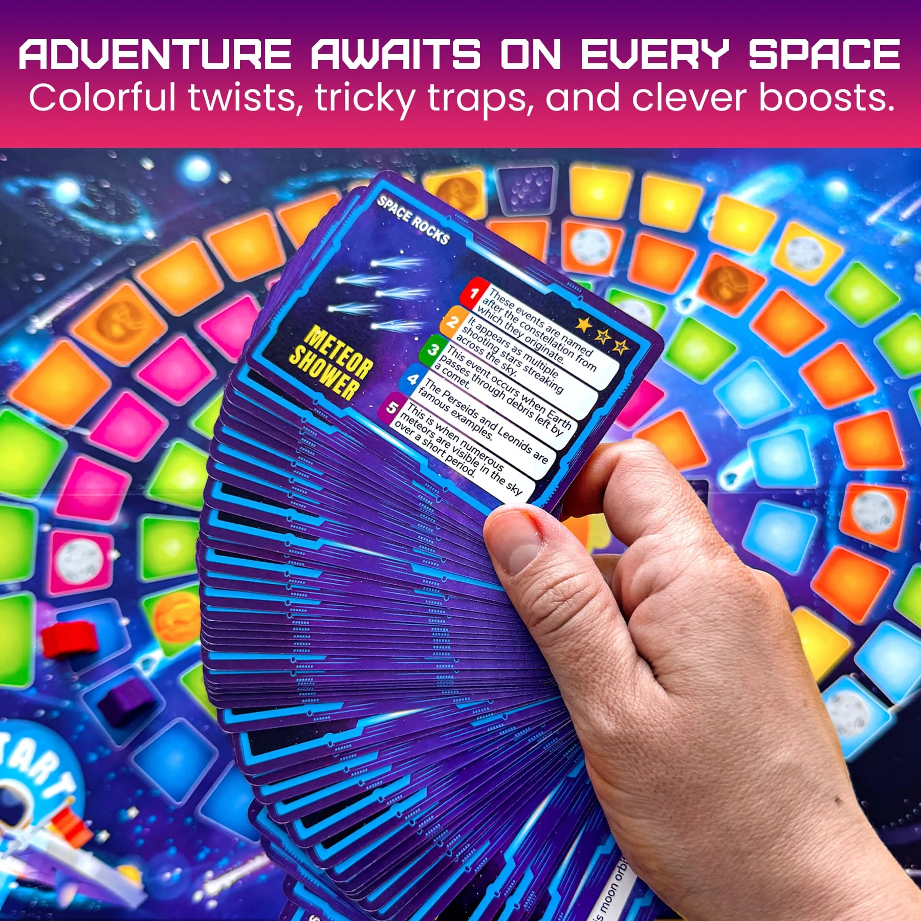 Board Game - Space Trivia with Planets for Kids & Families - Image 5