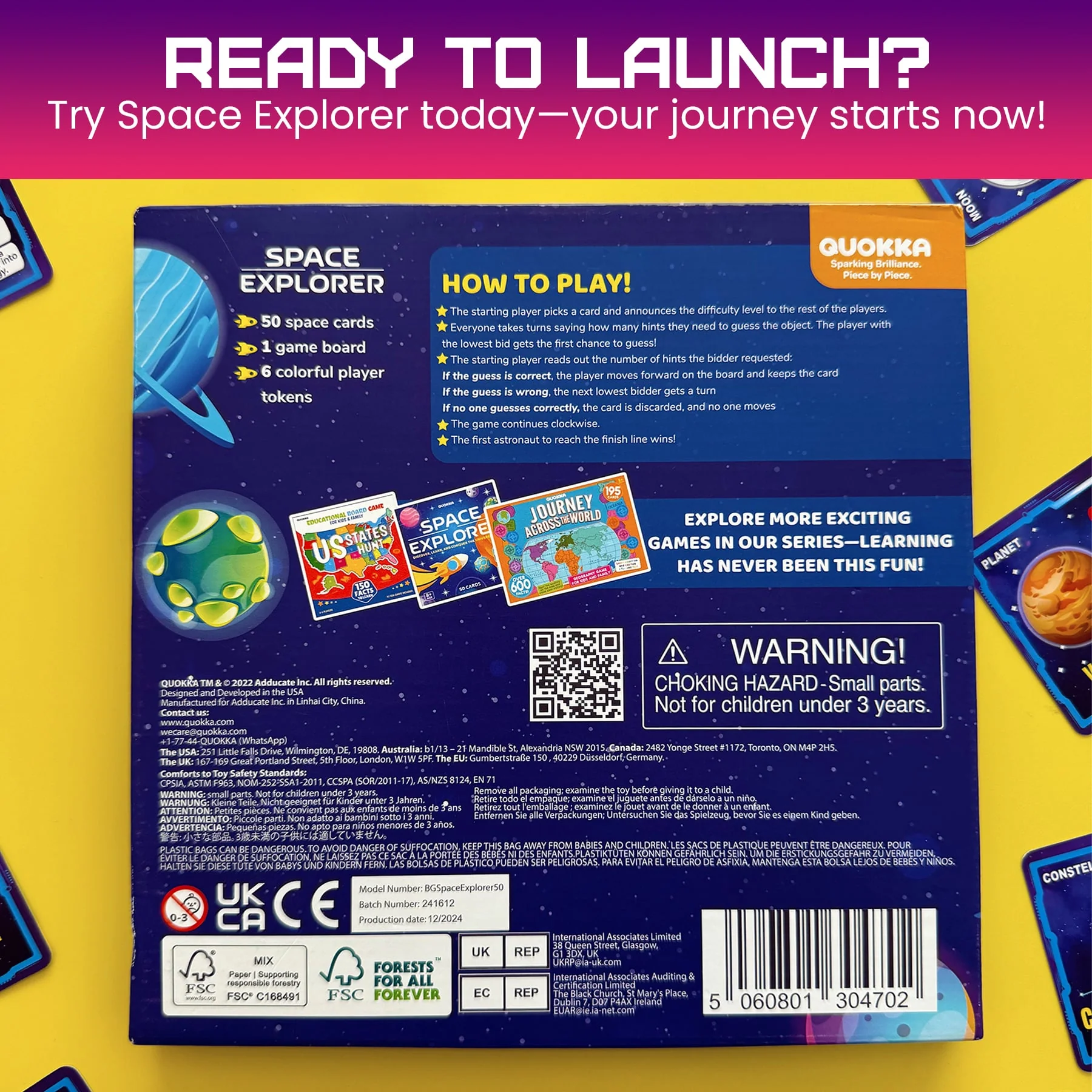 Board Game - Space Trivia with Planets for Kids & Families - Image 6