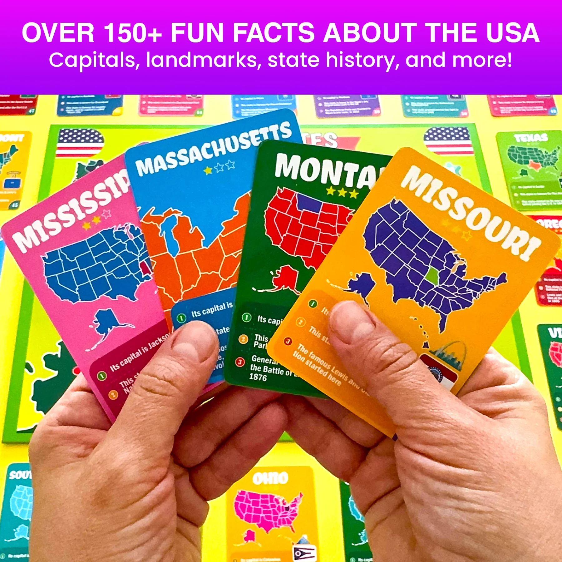 Board Game - States of America Geography for Kids and Families - Image 3