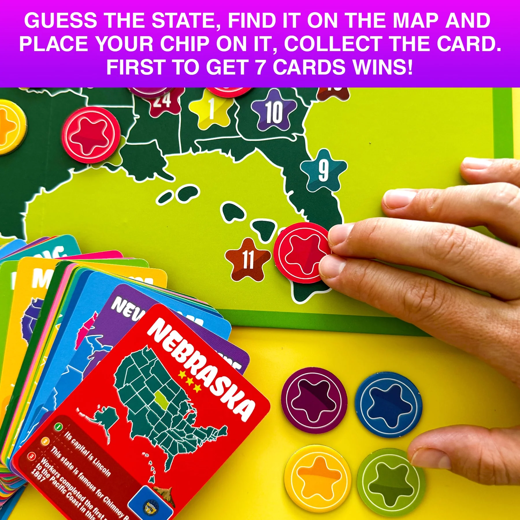 Board Game - States of America Geography for Kids and Families - Image 4
