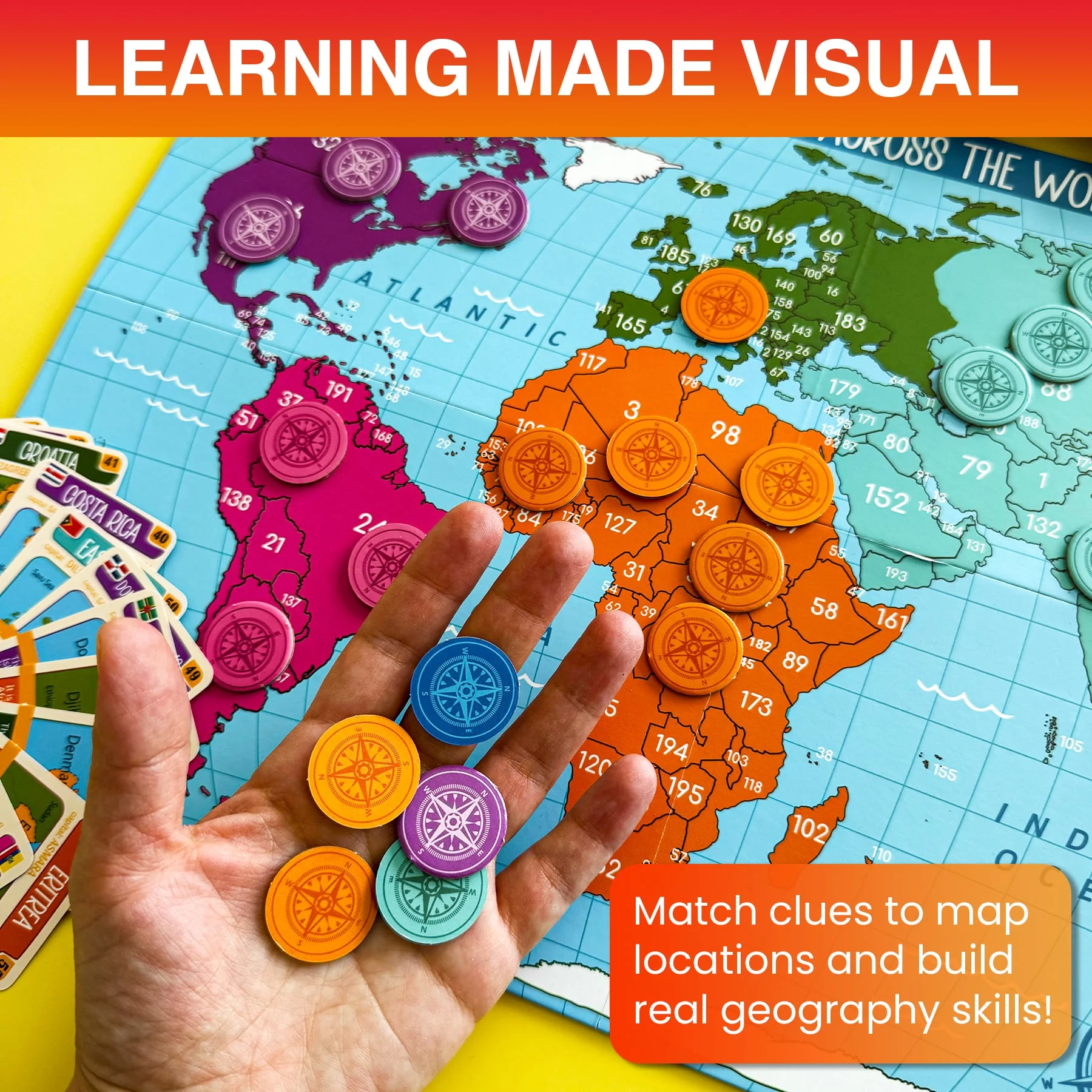 Board Game - World Map Geography for Kids and Families - Image 5