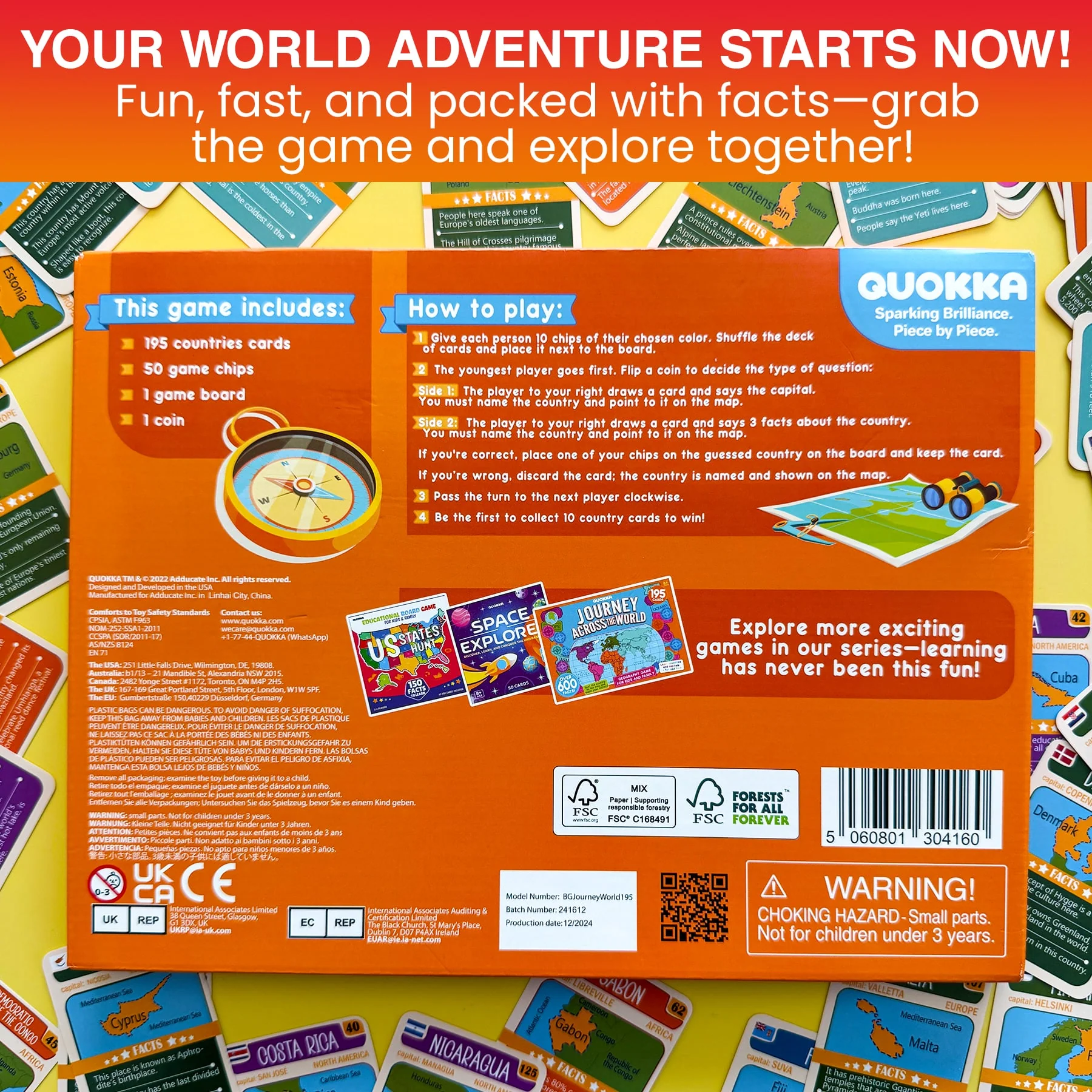 Board Game - World Map Geography for Kids and Families - Image 6