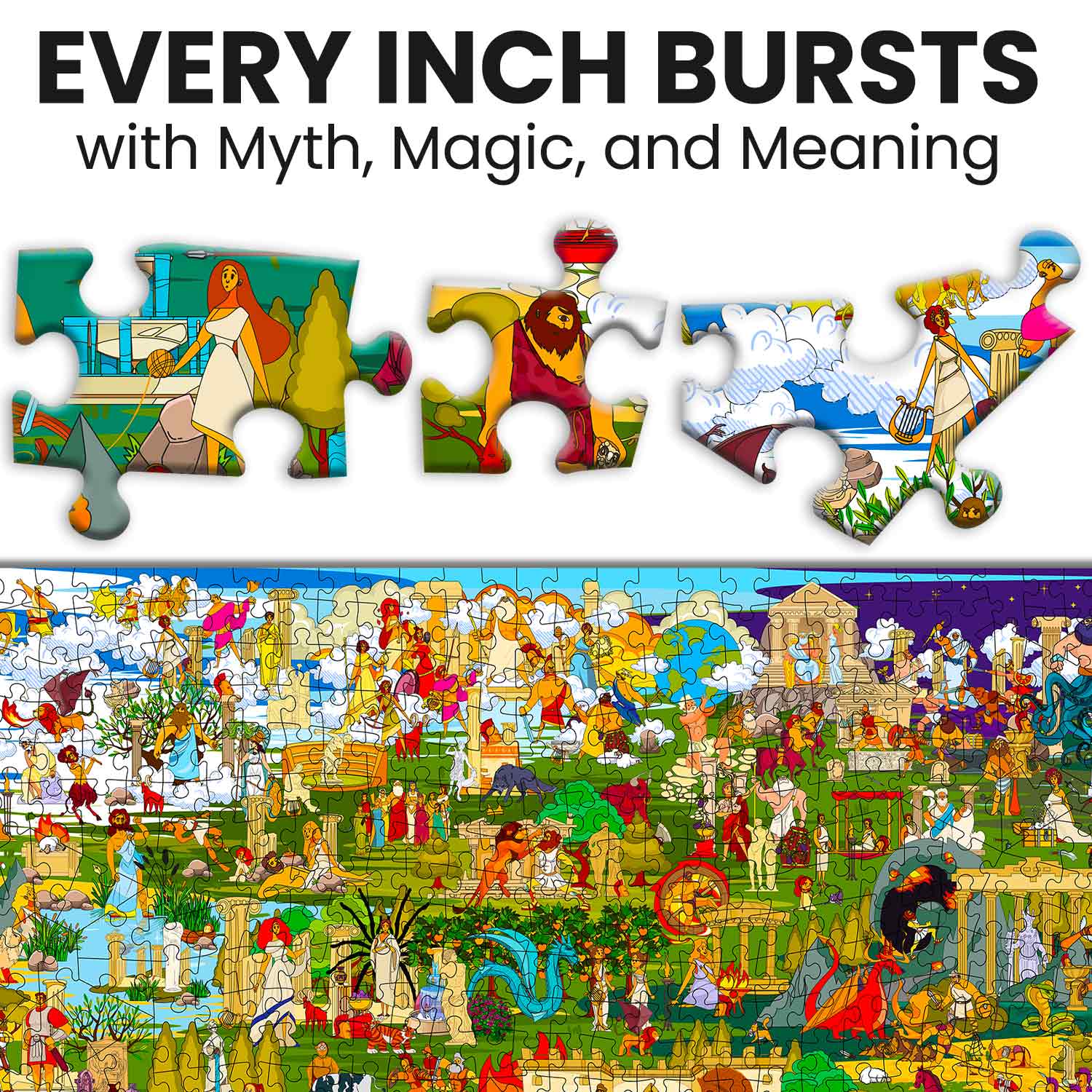 Bundle Set 3x1000 Piece Puzzle for Adults of Ancient Myths and Legends - Image 4