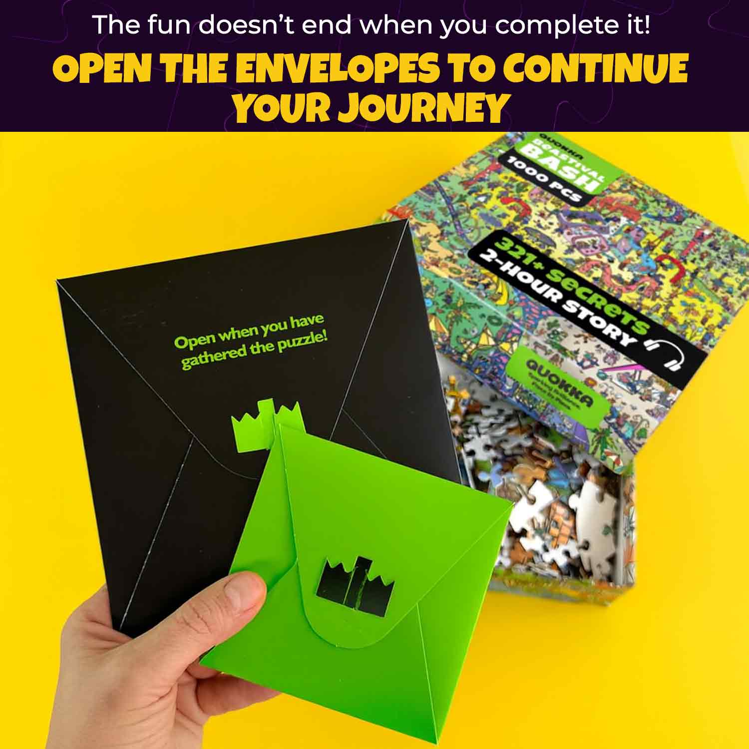 Bundle Set 3x1000 Piece Puzzle for Adults with Hidden Secrets & Audio Story - Image 5