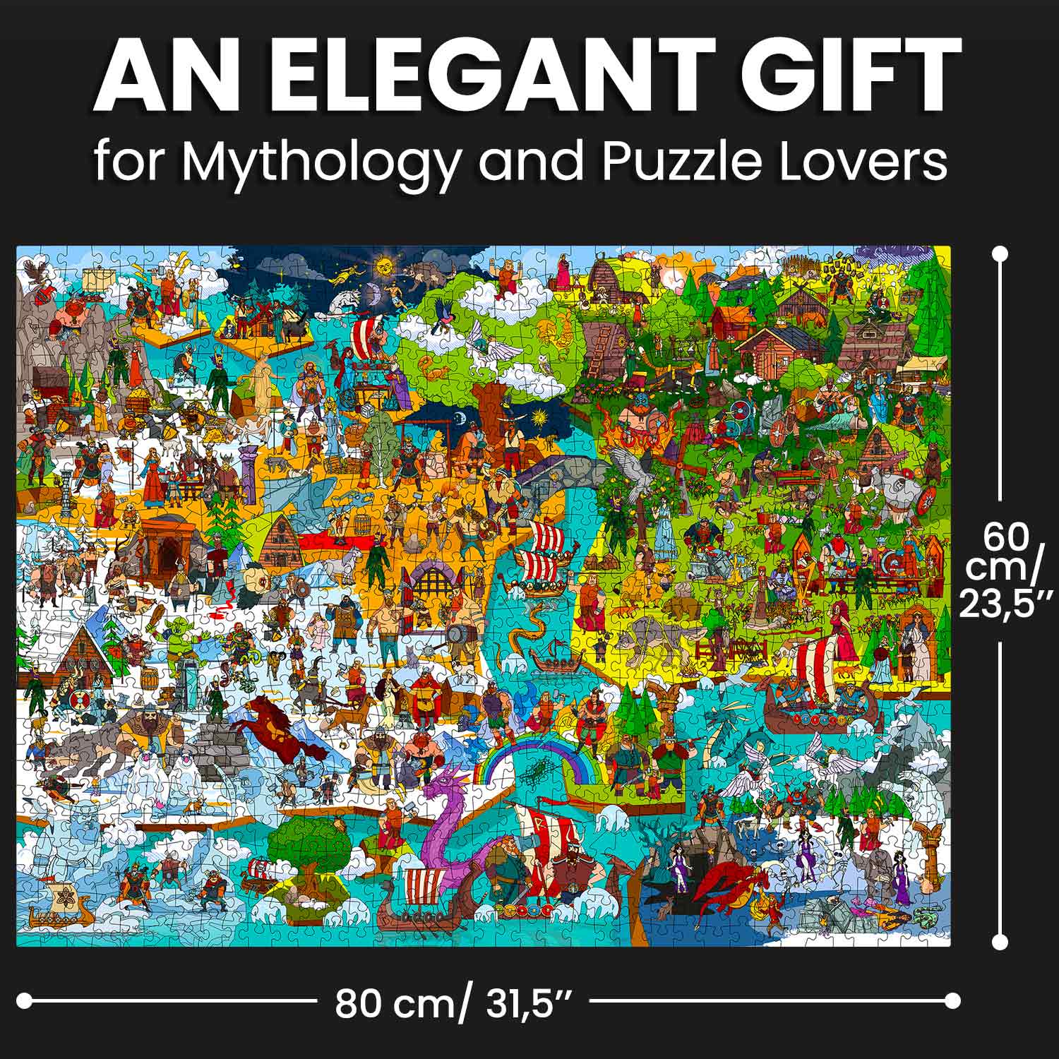 Bundle Set 3x1000 Piece Puzzle for Adults with Hidden Tasks - Image 3