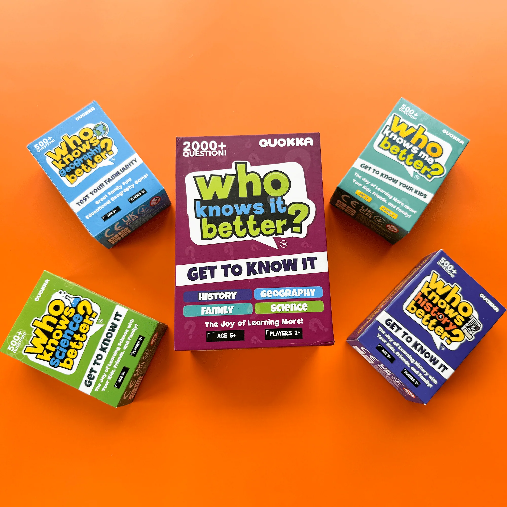 Bundle Set of 2 Family Card Trivia Game | Fun Learning & Educational Questions - Image 6