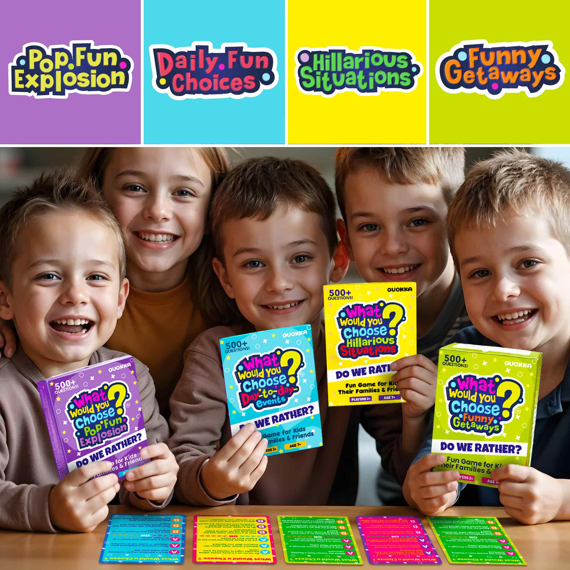 Card Game What Would You Choose? Day to Day Events for Kids & Family - Image 6