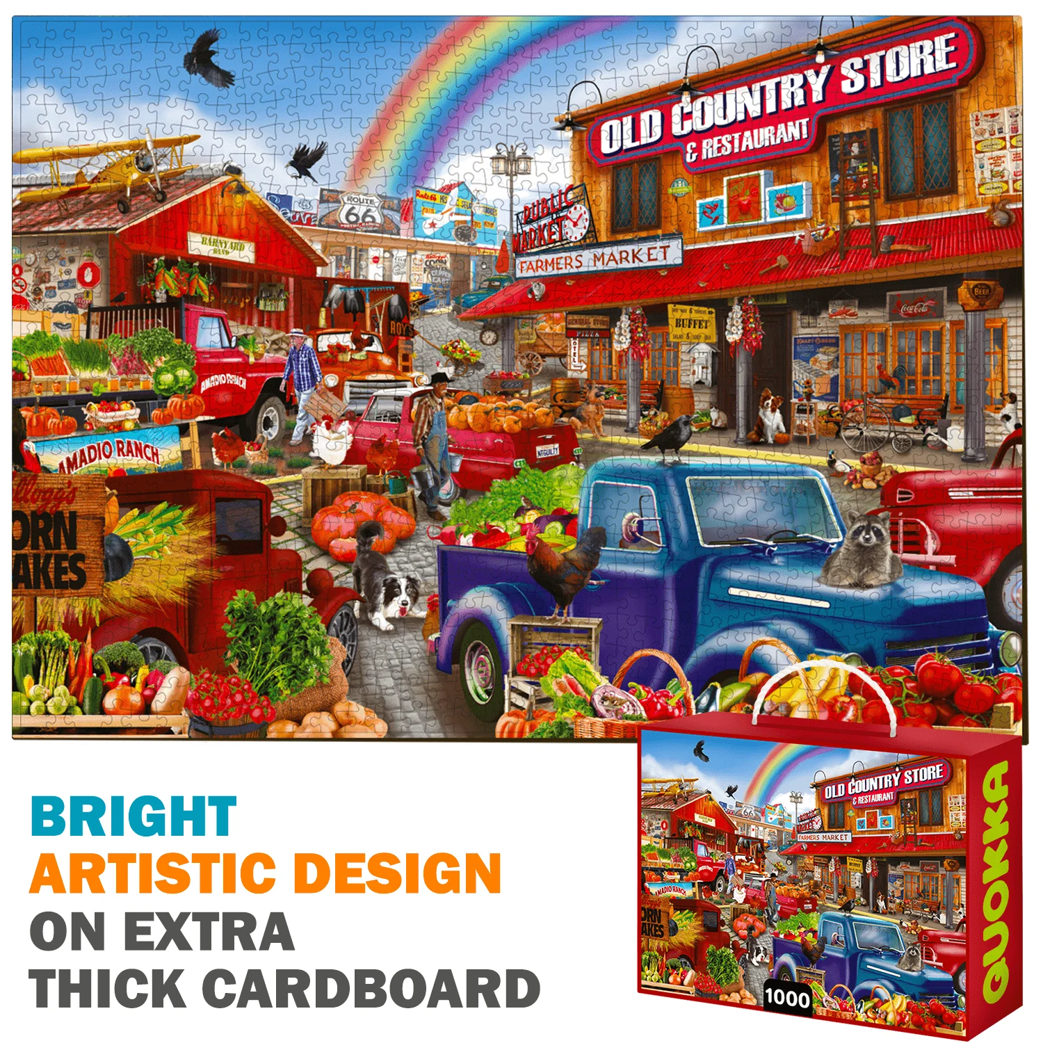 1000 Pcs Jigsaw Puzzle for Adults |Market - Image 3