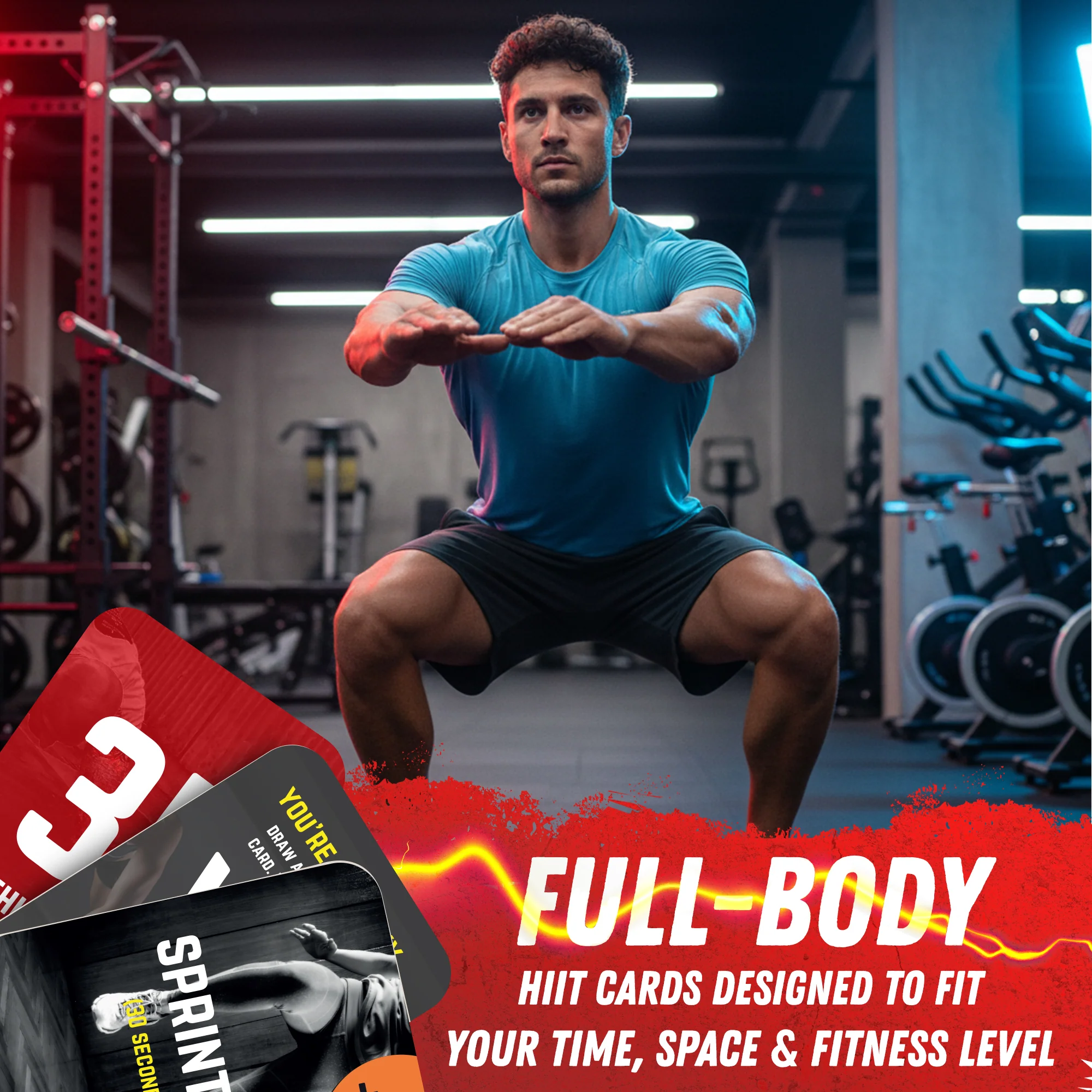 Fast Fit Beast Mode Workout Cards – 120 Fitness Deck for Full Body - Image 3