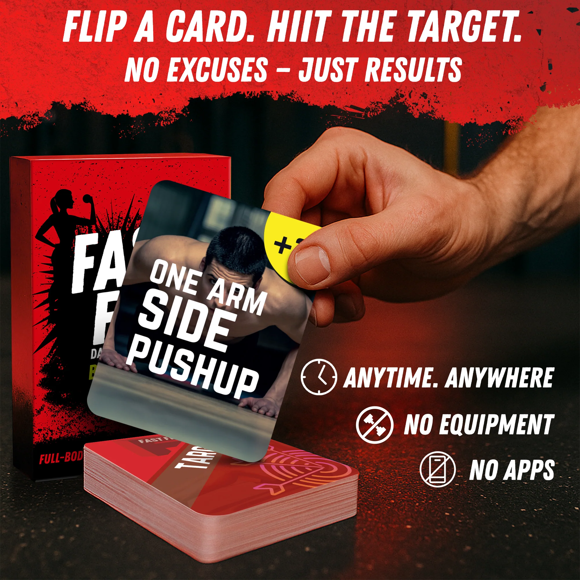 Fast Fit Beast Mode Workout Cards – 120 Fitness Deck for Full Body - Image 4
