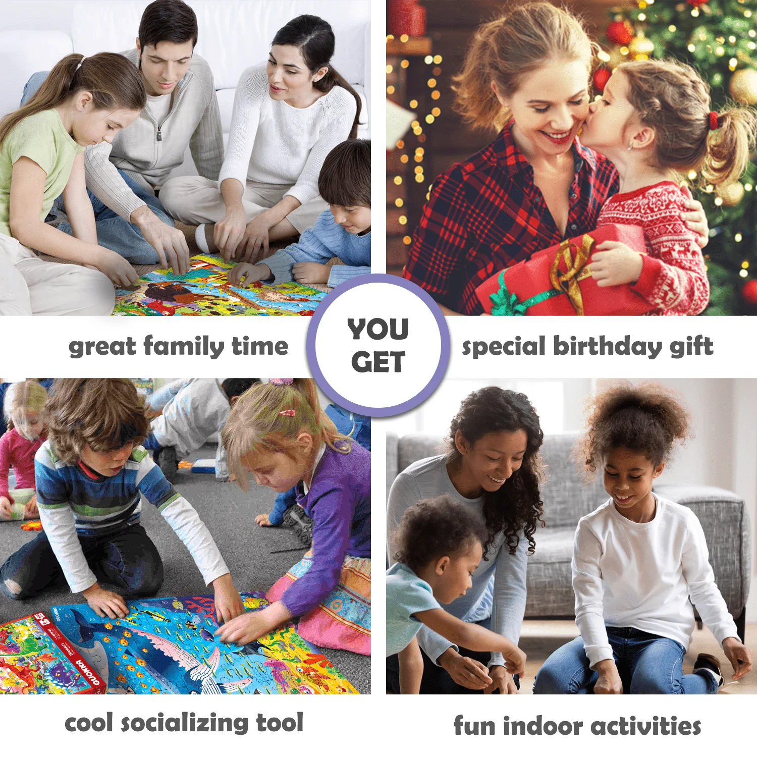 100 Pcs Floor Puzzles for Kids | Ocean, Insects & Forest - Image 6