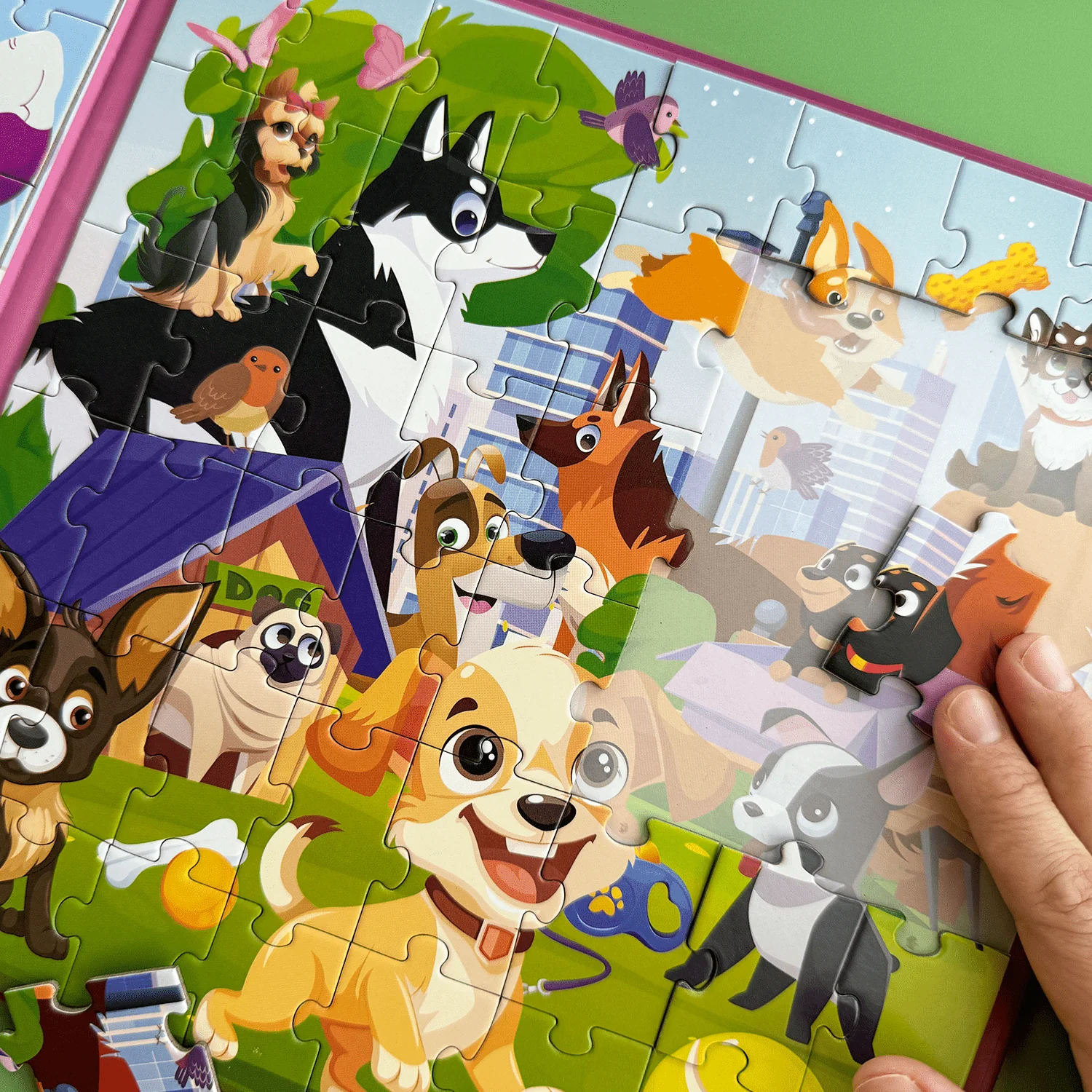 Magnetic Book 2x48 Pcs Puzzles for Kids | Cats & Dogs - Image 7