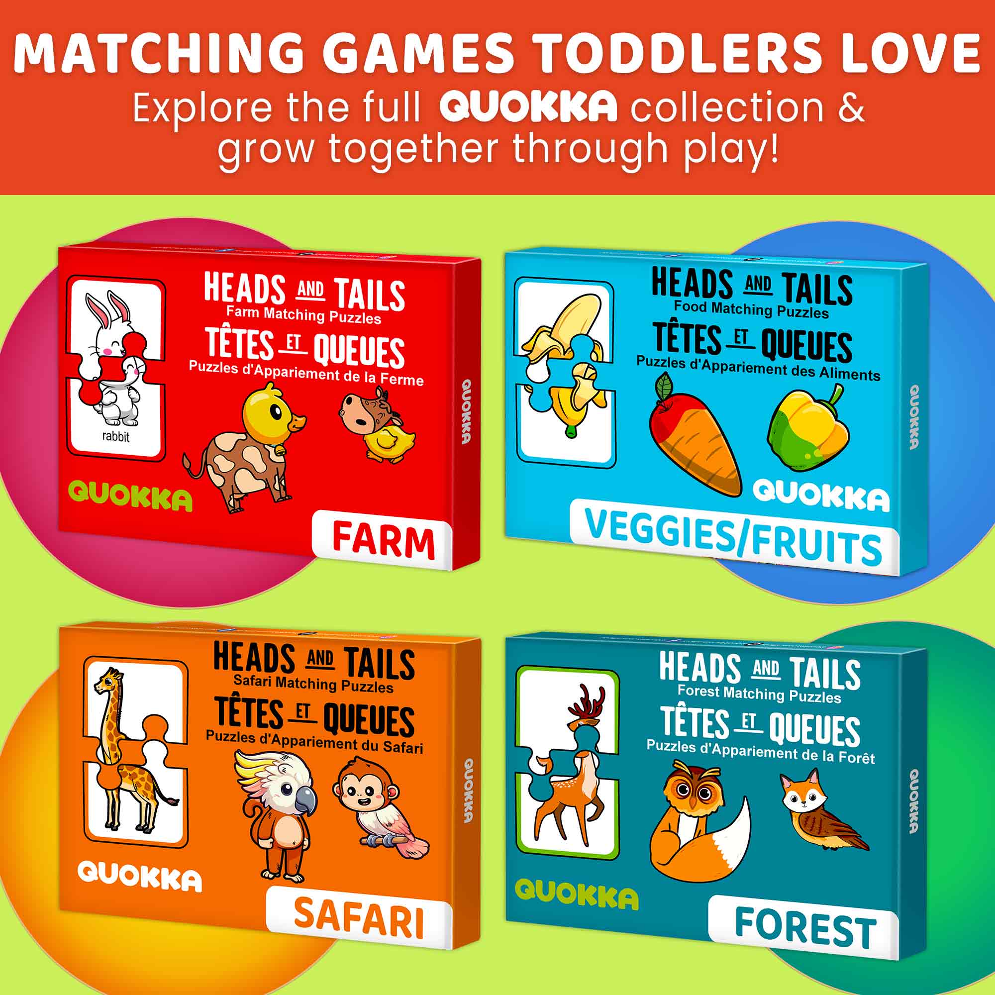 Matching Puzzle for Toddlers - 16 Pairs Forest Animals - Image 6