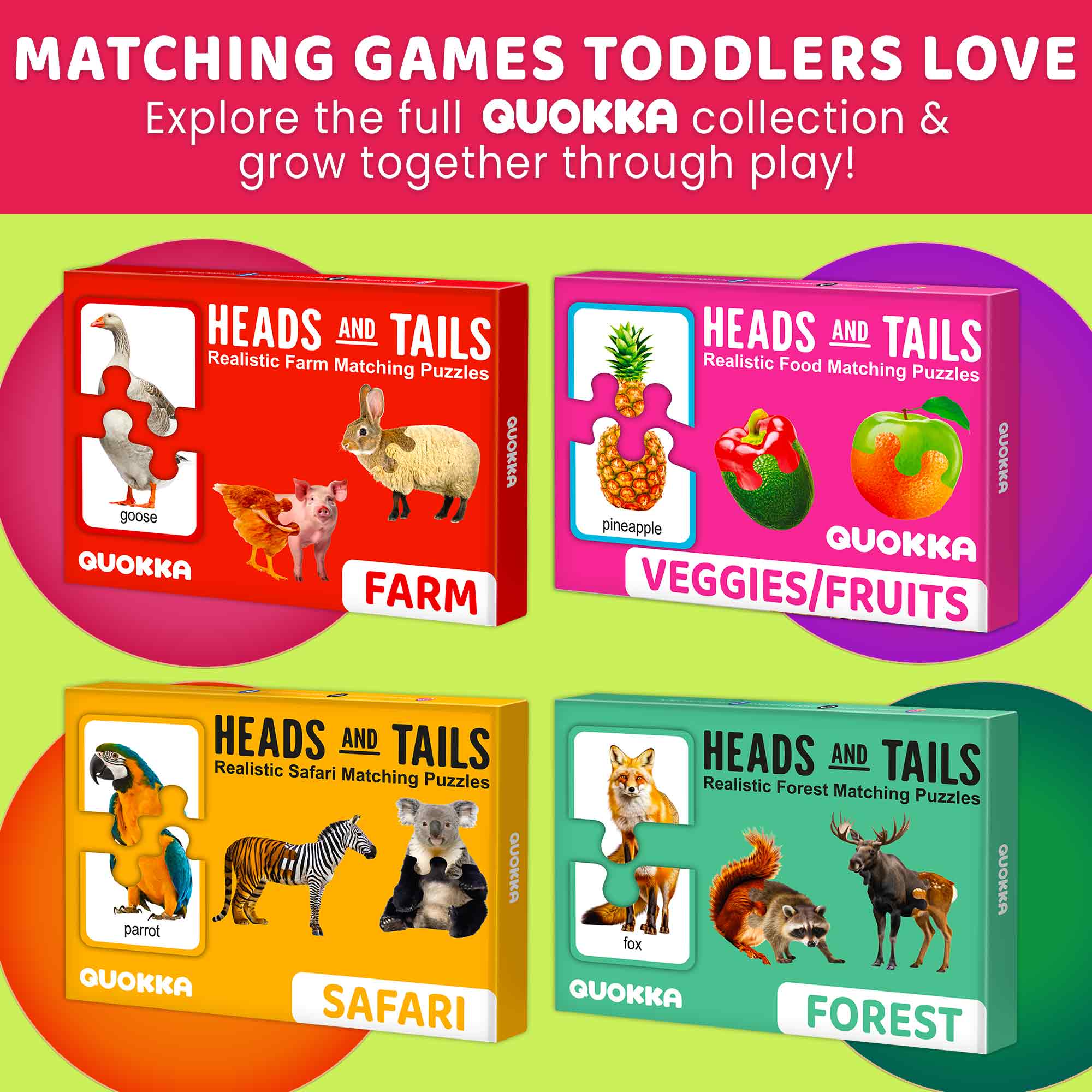 Matching Puzzle for Toddlers - 16 Realistic Pairs Fruits Veggies - Image 6