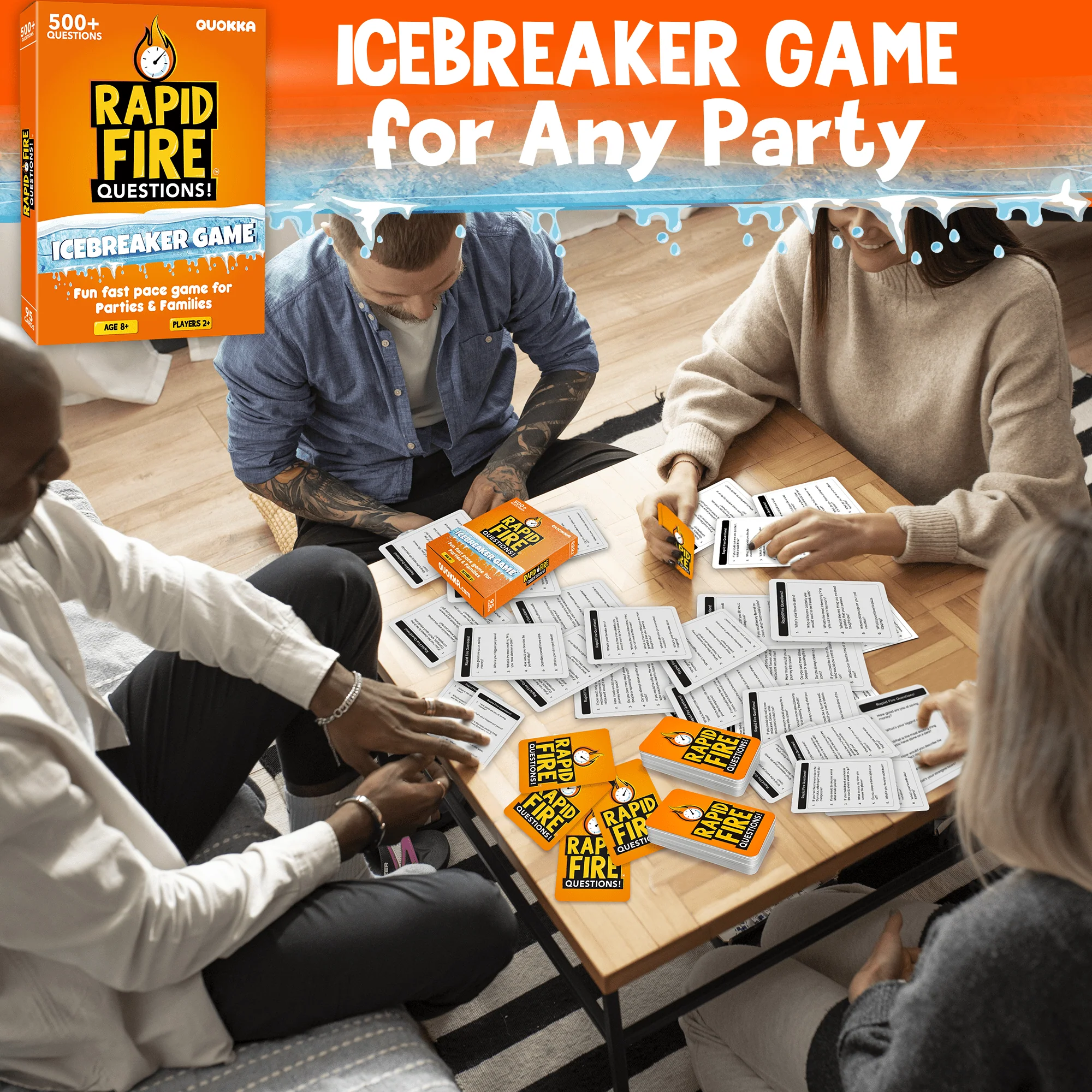 Rapid Fire Questions Kids & Family Card Quiz Game - Image 4