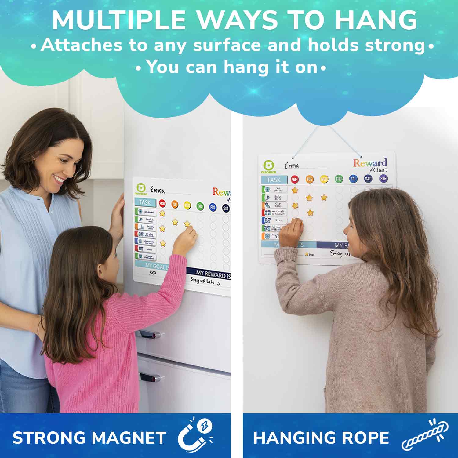 Reward Chart for Kids - Magnetic Behavior Chore Chart for Home - Image 3