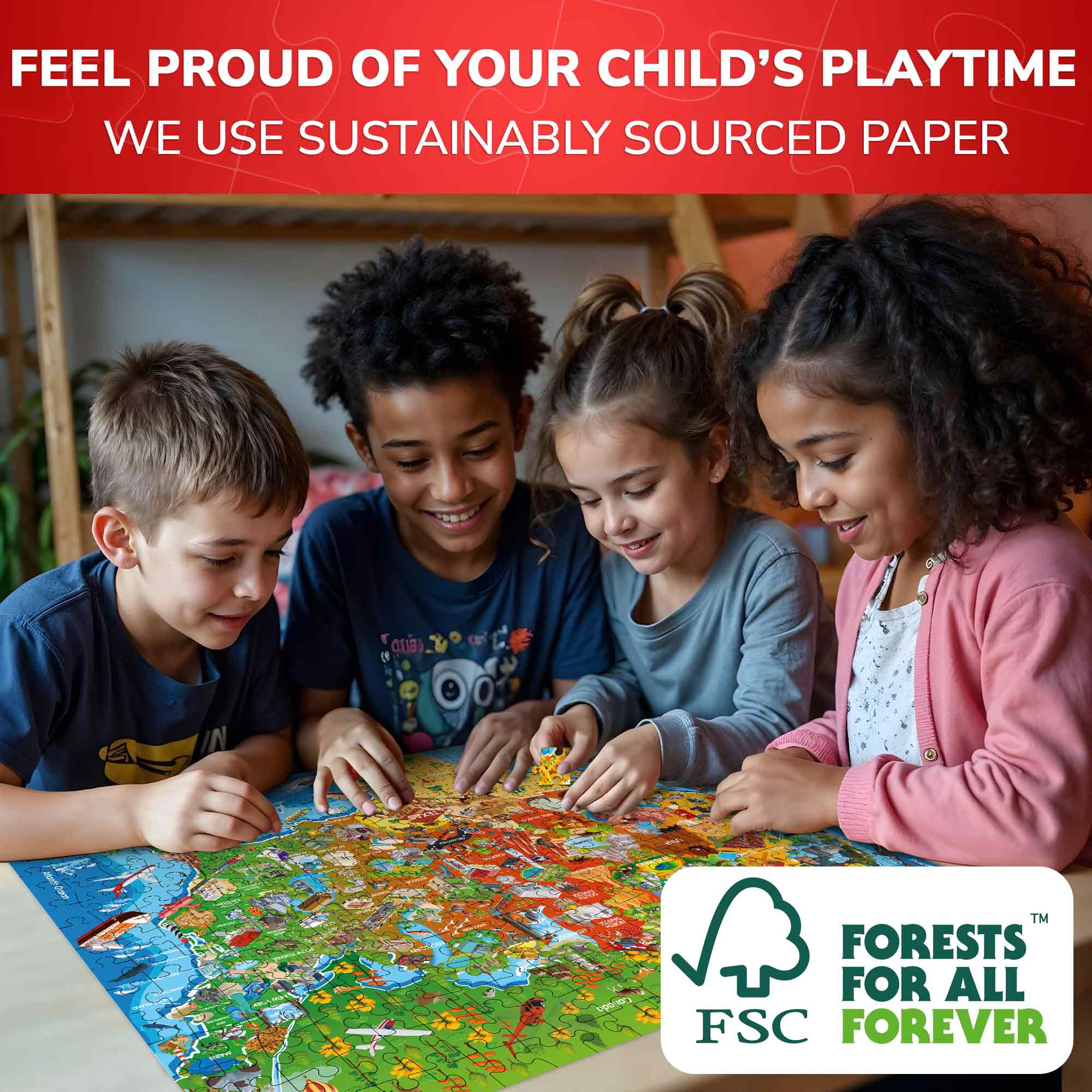 300 Pcs Search & Find Floor Puzzles | Maps & Space - Image 6