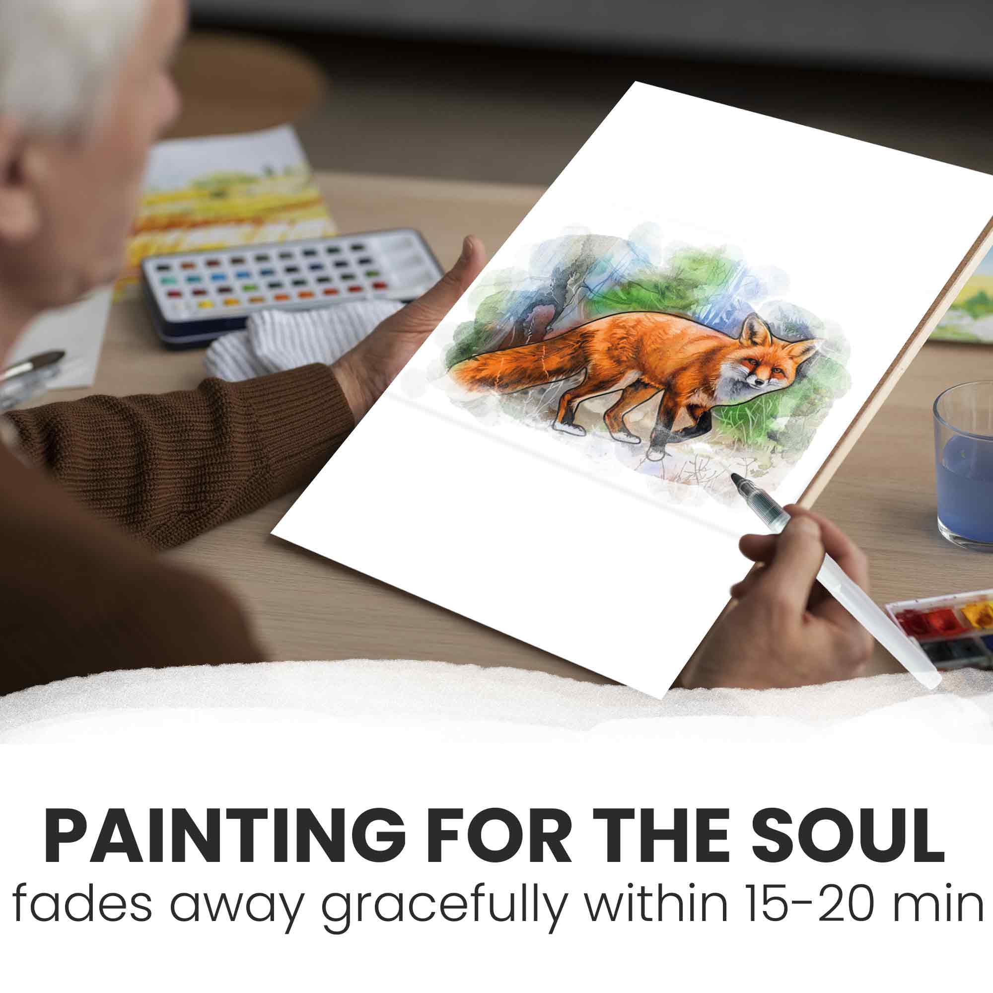 Water Painting Dementia Activities for Seniors | Forest - Image 4