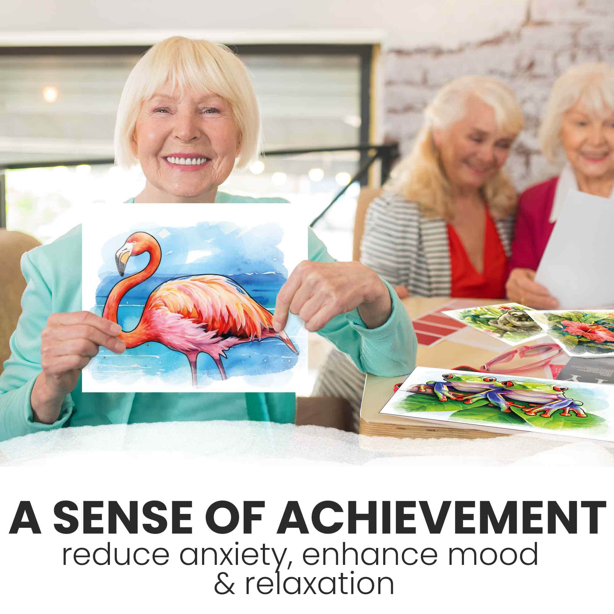 Water Painting Dementia Activities for Seniors | Tropic - Image 5