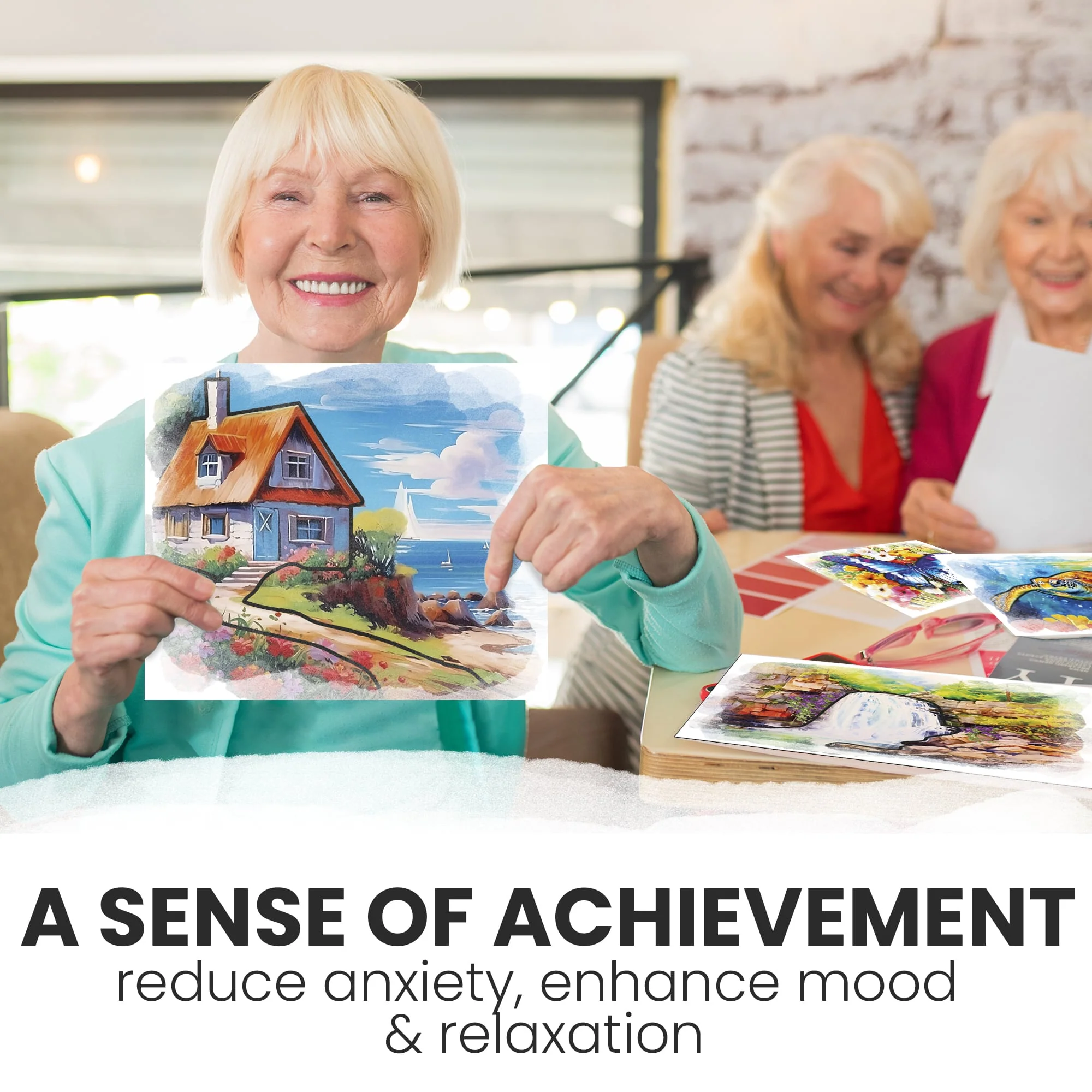 Water Painting Dementia Activities for Seniors | Nature - Image 5